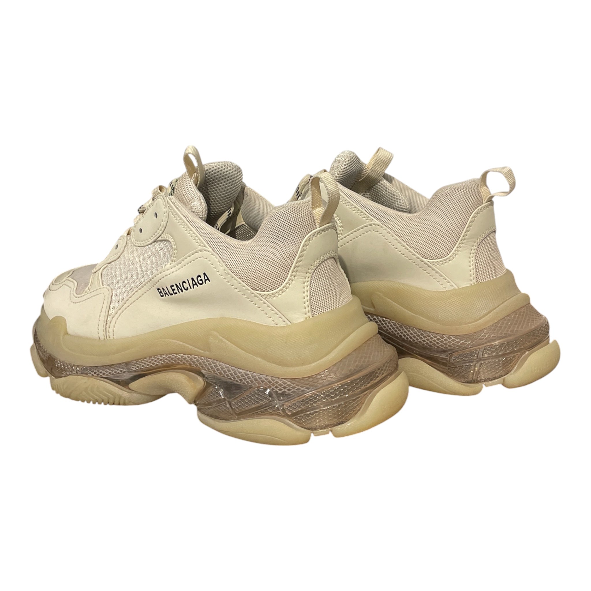 BALENCIAGA/Shoes/EU 42/Cotton/CRM/TRIPLE S SNEAKER view 2