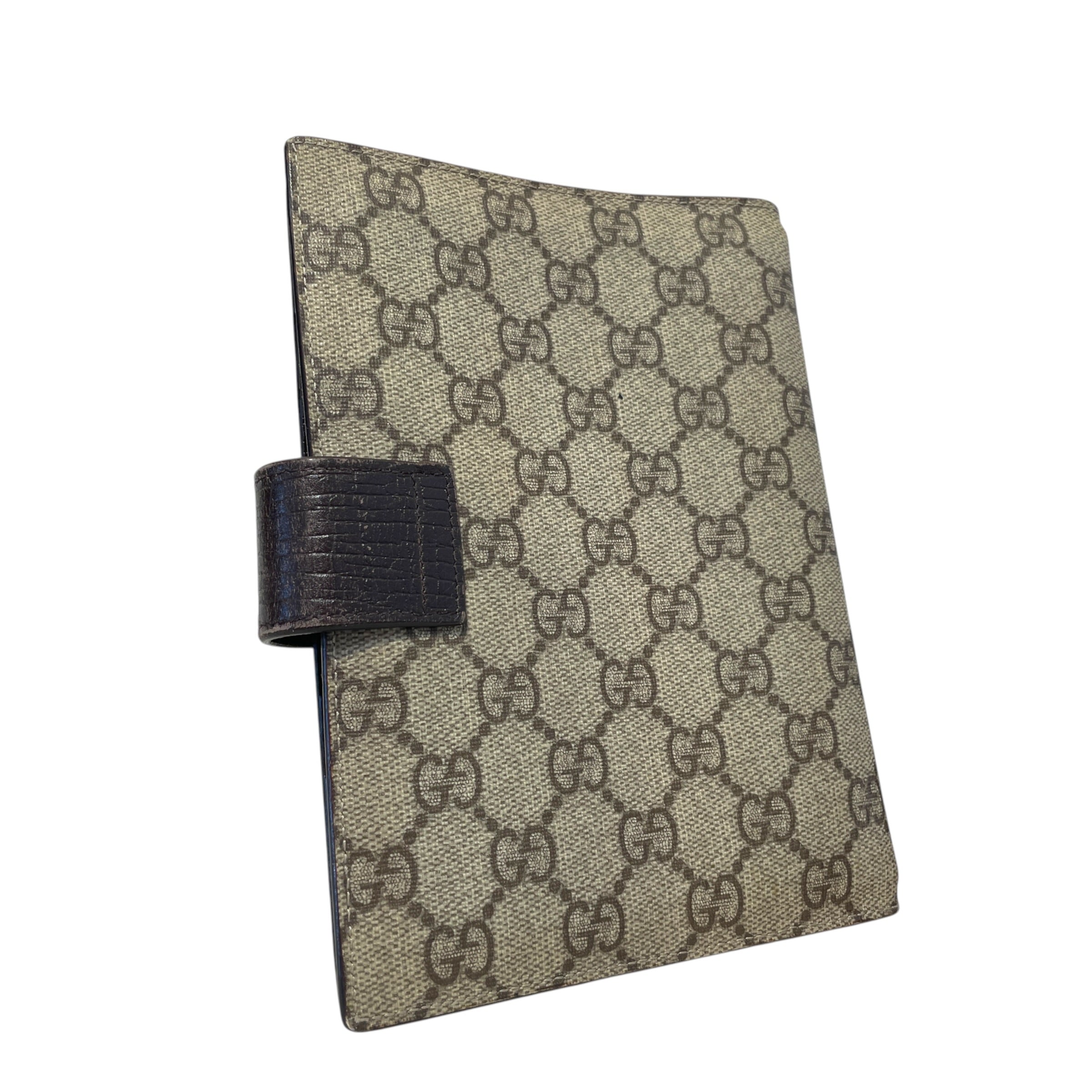 GUCCI/Planner Cover/Monogram/Leather/CML/L's/Vintage GG Small Ring Agenda view 2
