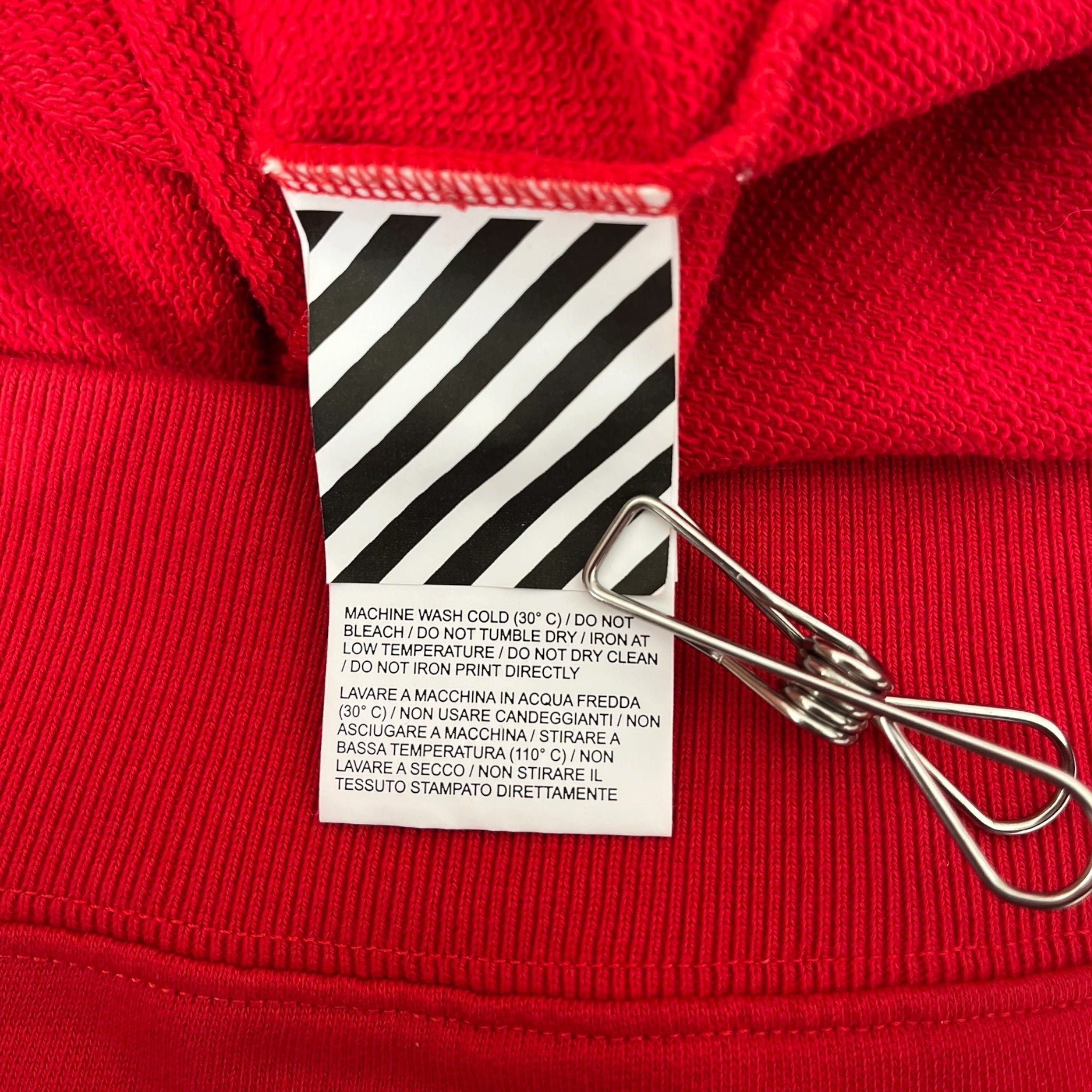 OFF-WHITE/Hoodie/S/Cotton/RED/MONA LISA HOODIE view 5