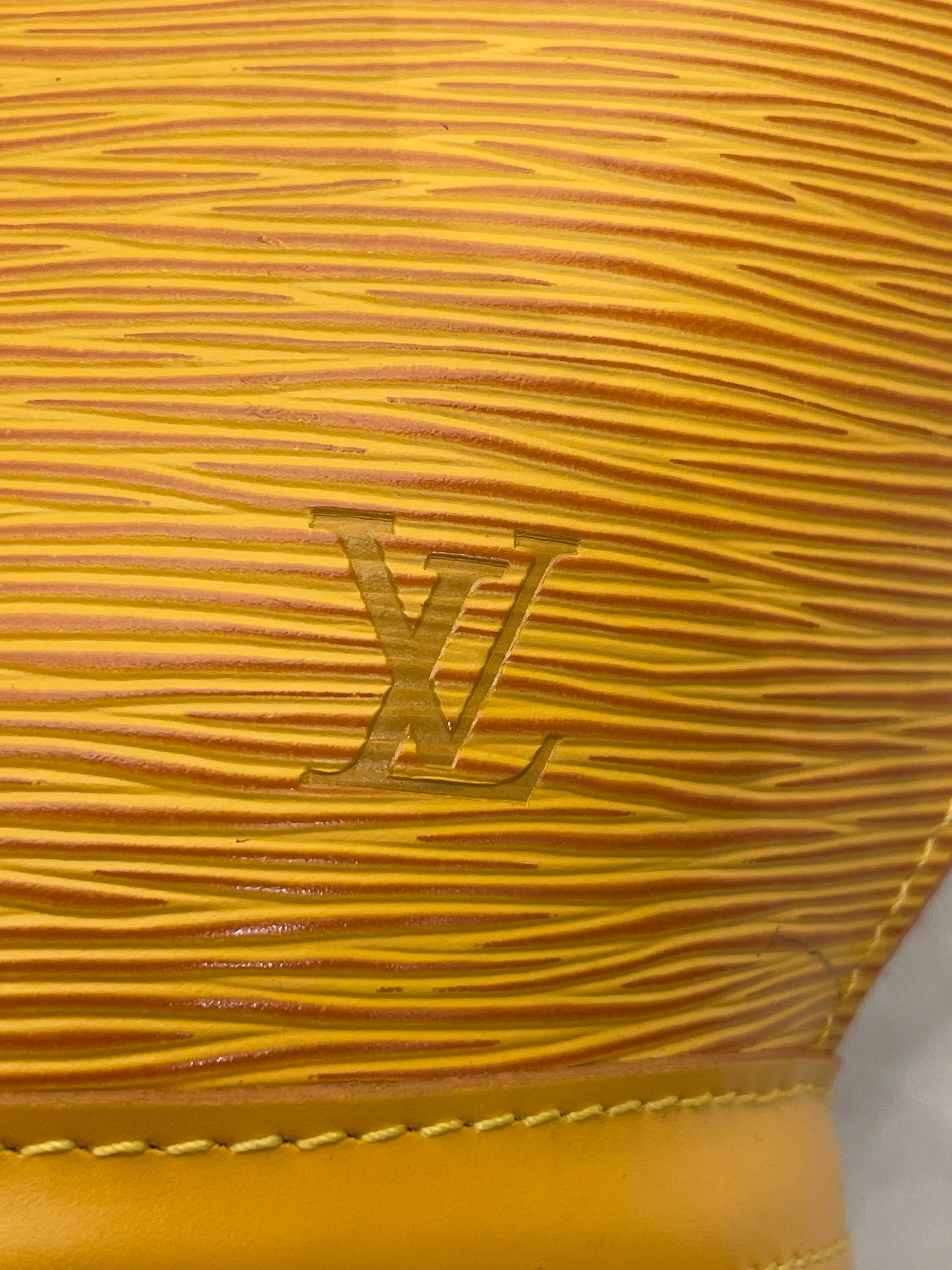 LOUIS VUITTON/Hand Bag/Leather/YEL/EPI SAINT view 4