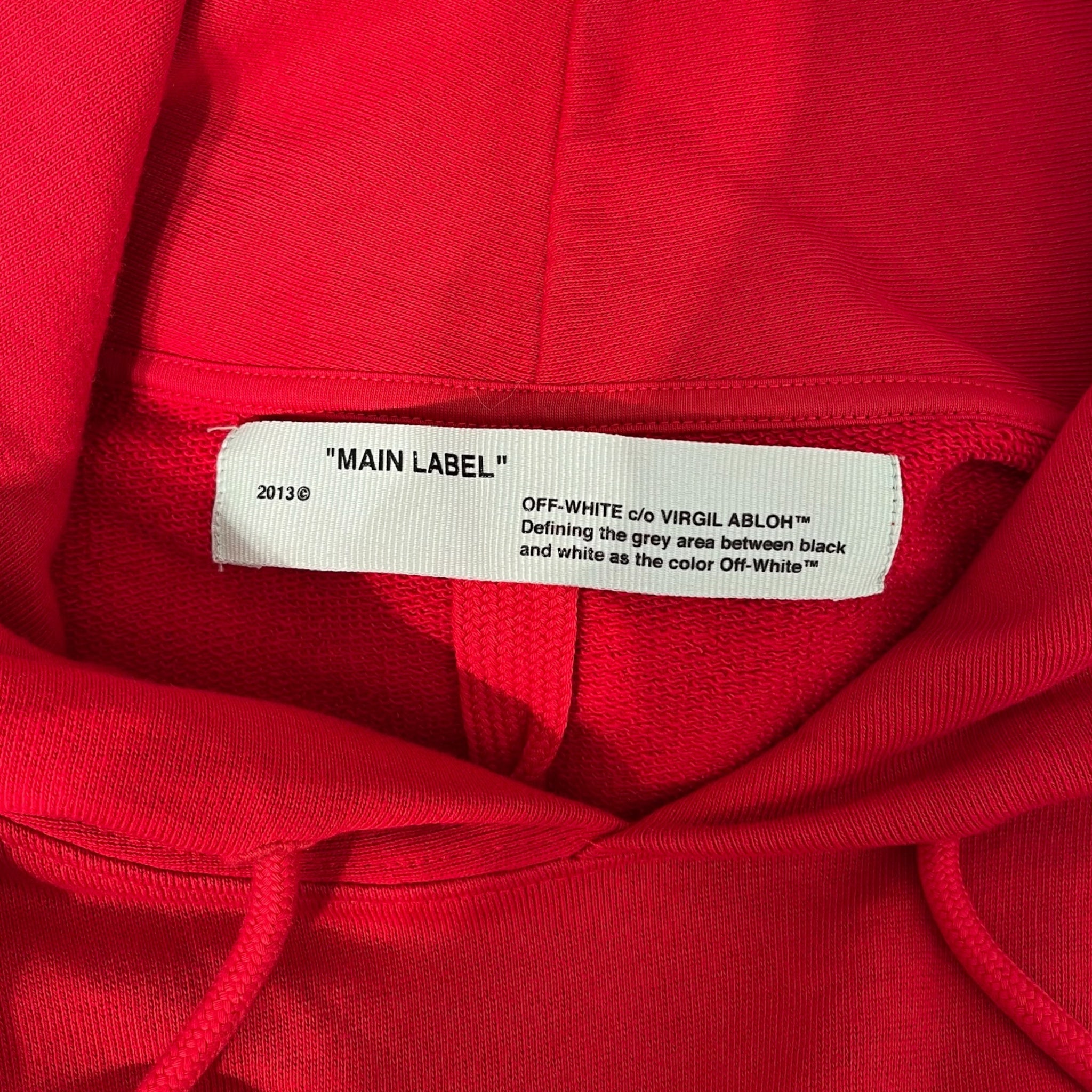 OFF-WHITE/Hoodie/S/Cotton/RED/MONA LISA HOODIE view 3