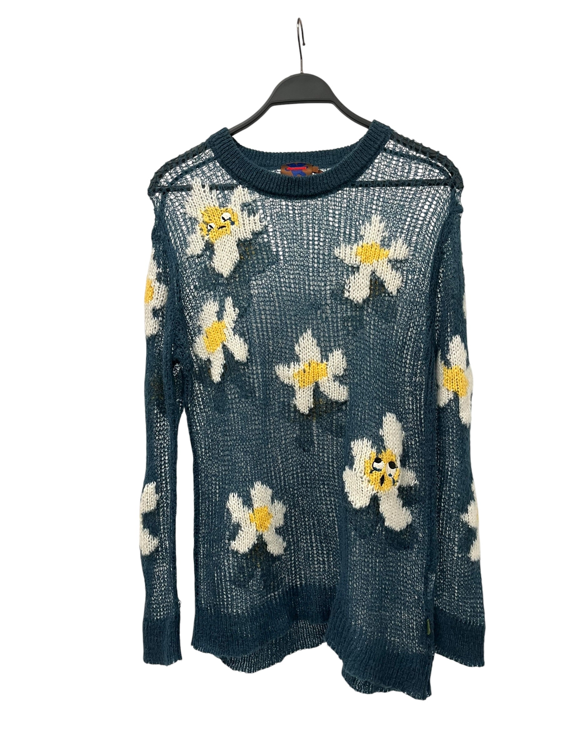 Heaven By Marc Jacobs/Sweater/L/All Over Print/Wool/IDG/flower patches view 1