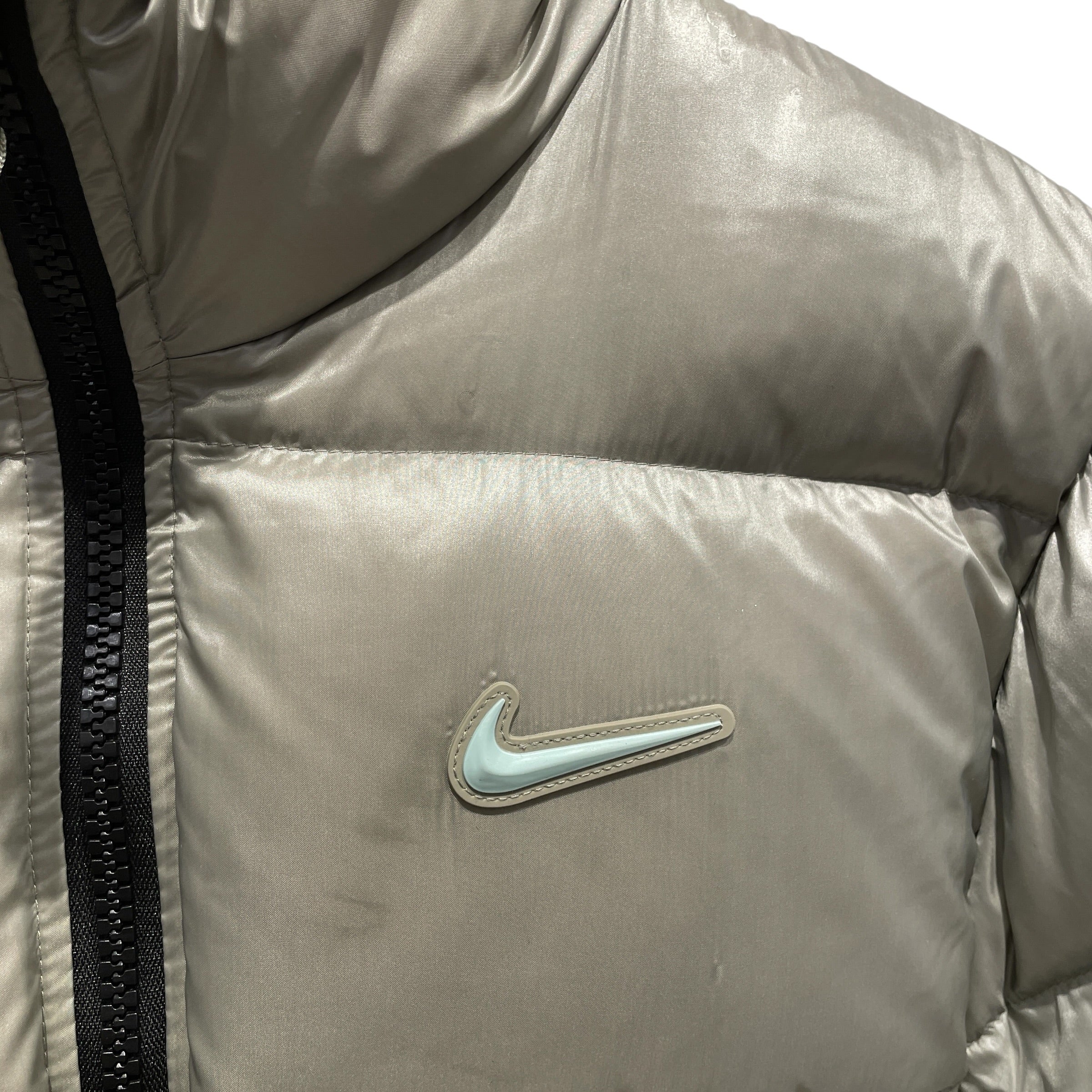 NIKE/Puffer Jkt/L/Nylon/SLV/Sunset Grey Puffer Jacket view 6