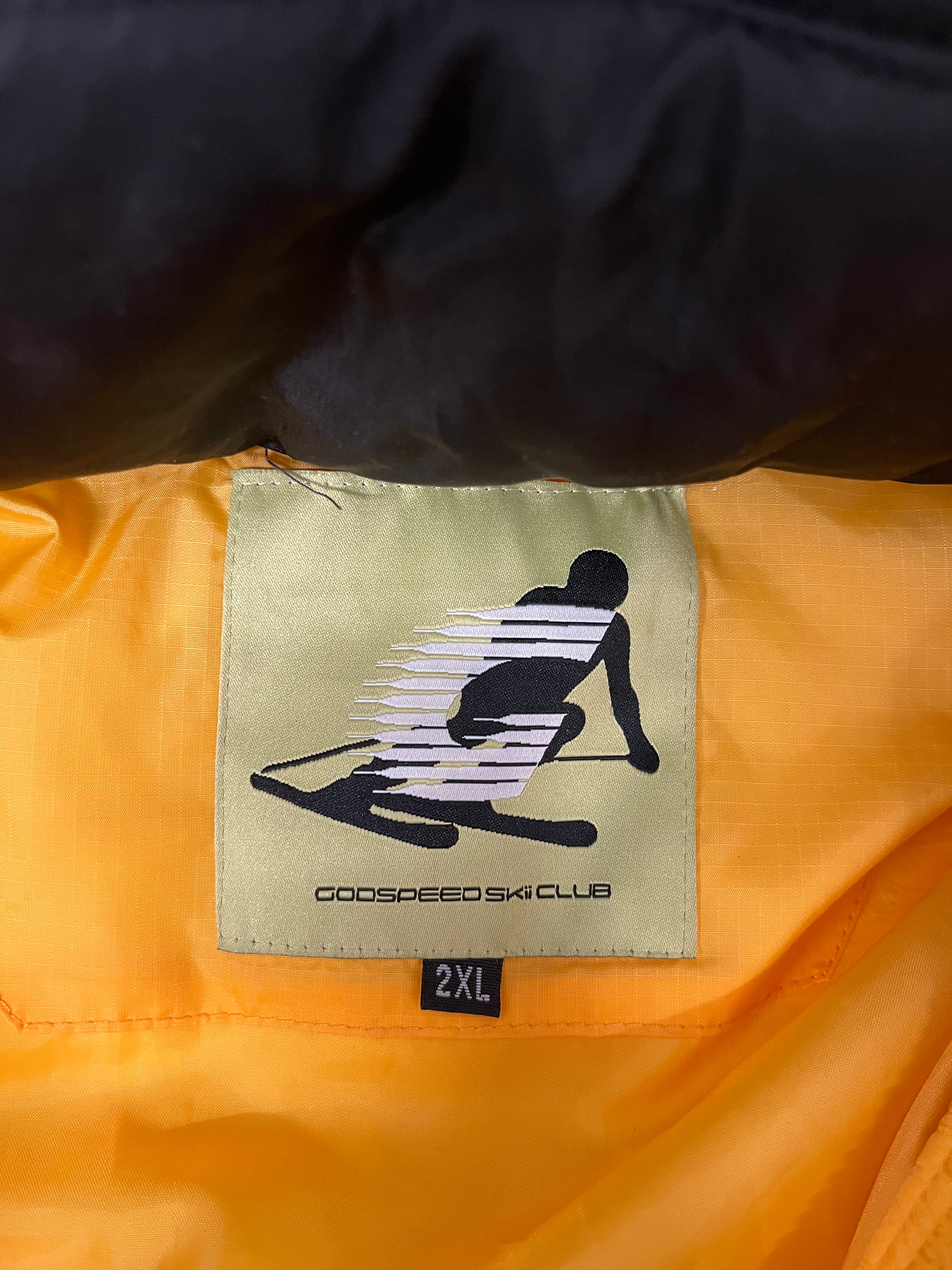 GODSPEED NEW YORK/Puffer Jkt/XXL/Nylon/YEL/DETACHABLE SLEEVES view 3