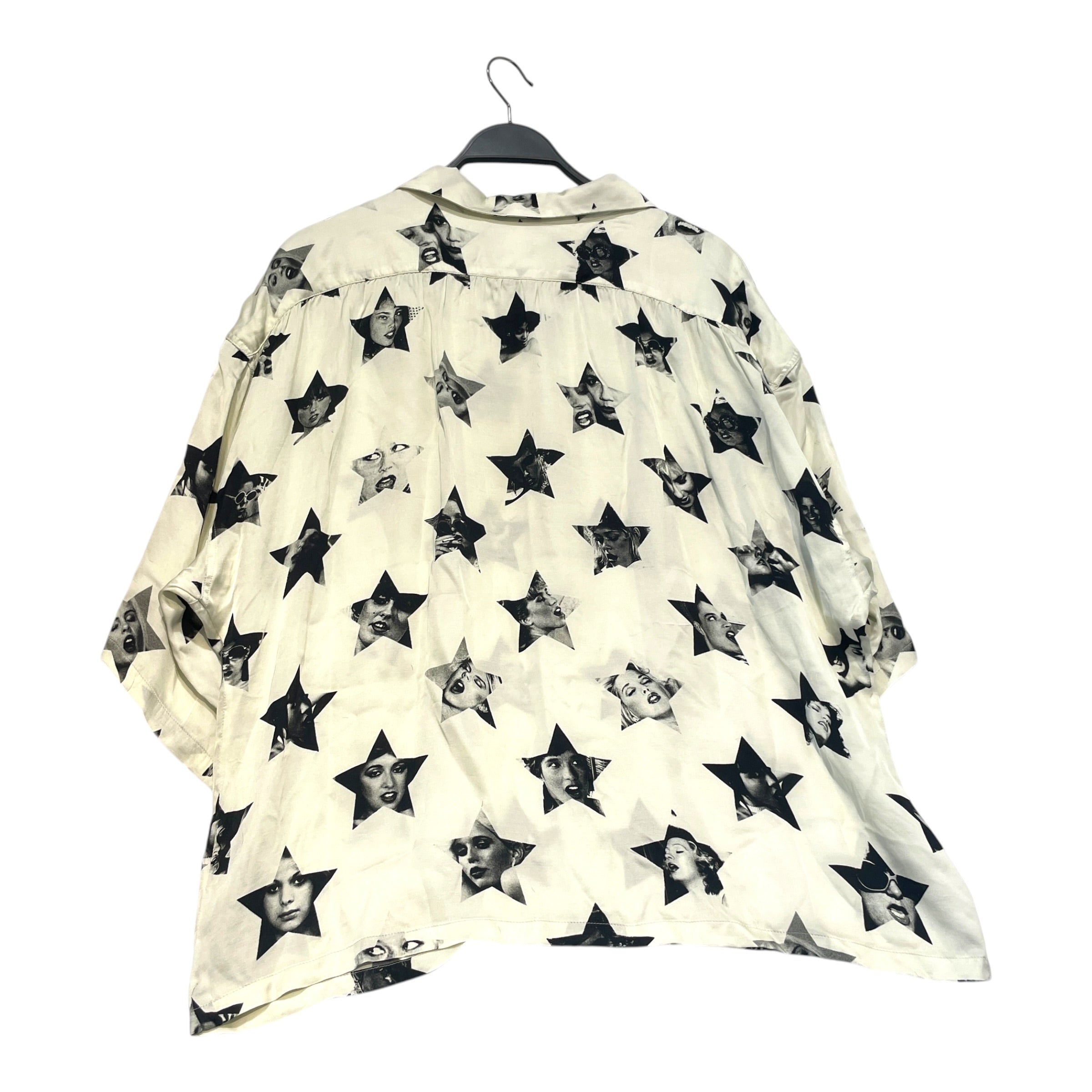 Marking Distance/SS Shirt/S/Polyester/WHT/All Over Print/Porn Star Button Up view 3