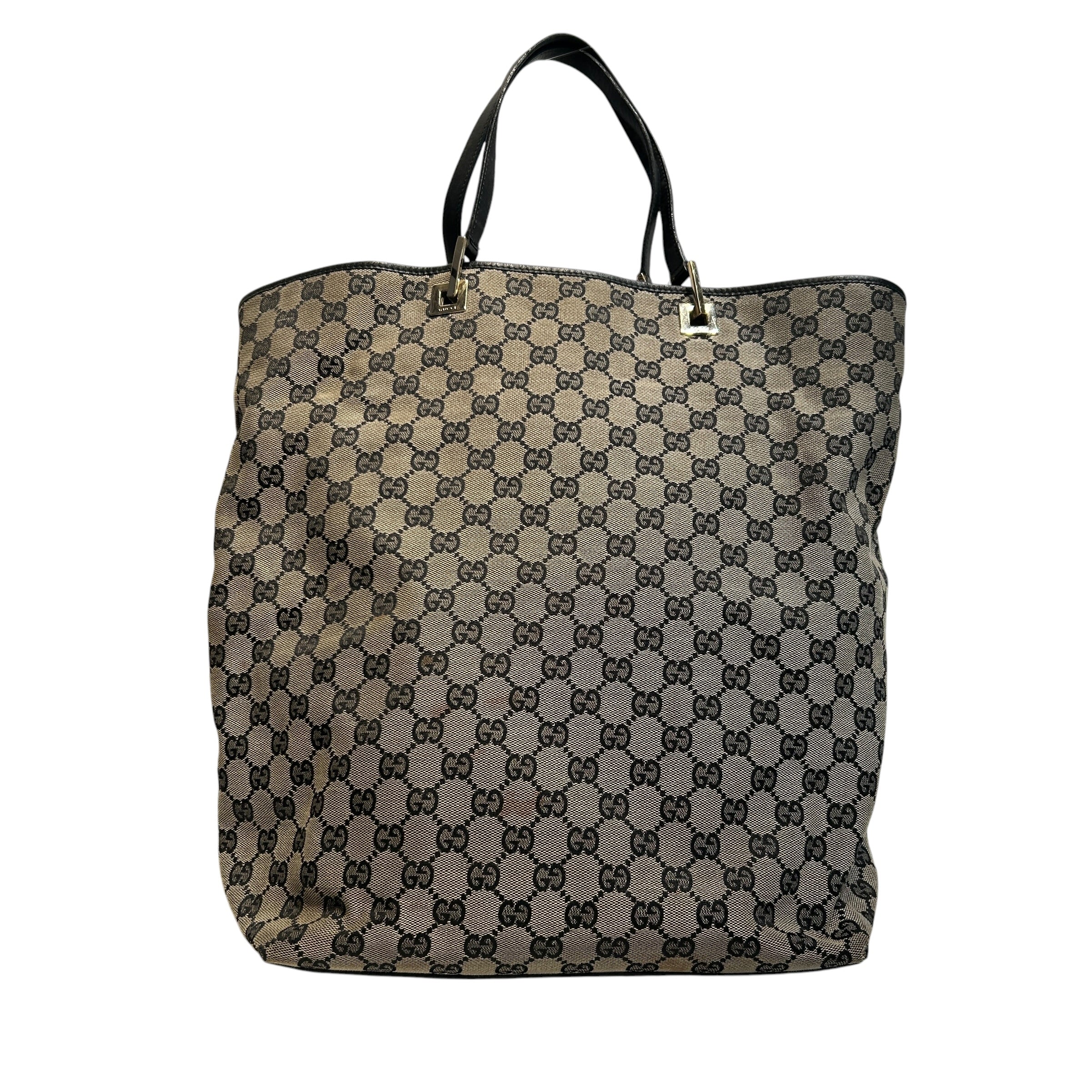 GUCCI/Tote Bag/Monogram/Cotton/NVY/Gucci GG Mono Canvas Tote view 2