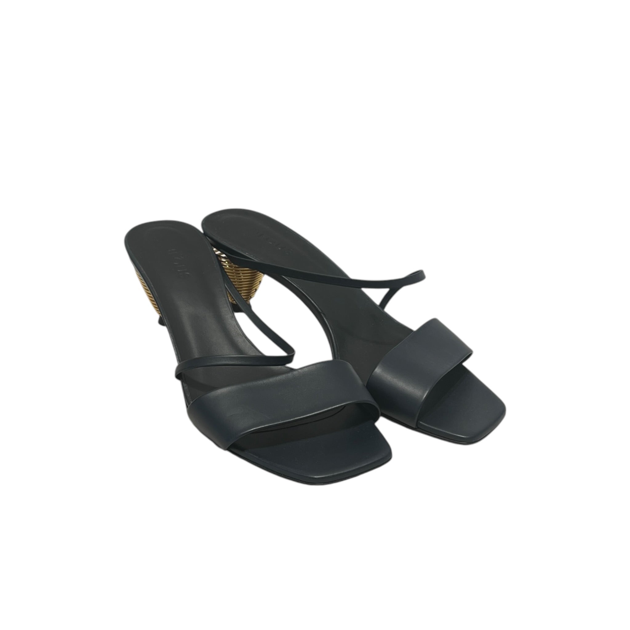 NEOUS/Heels/US 7.5/BLK/GOLD SPRING HEEL view 1