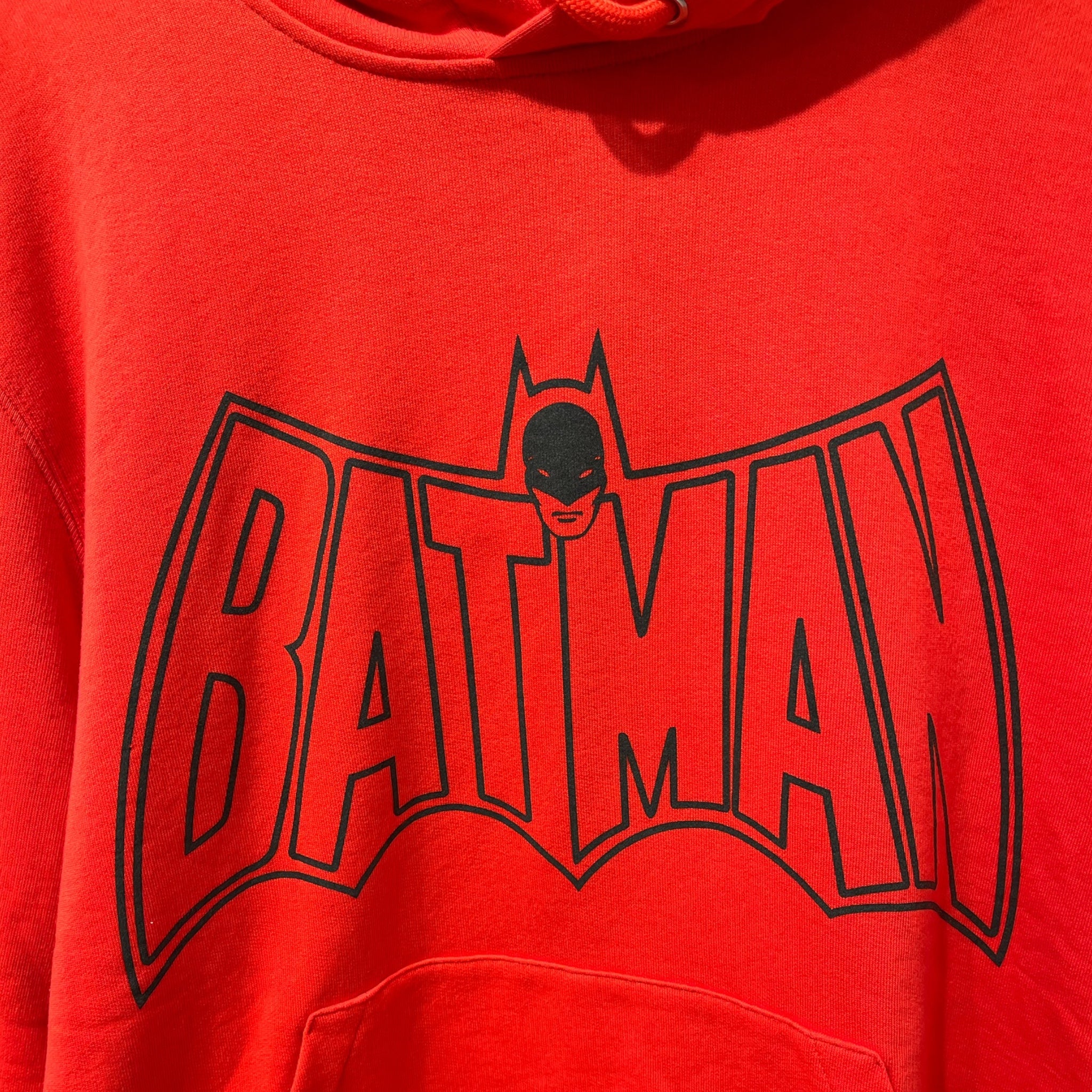 BATMAN /LANVIN/Hoodie/L/Cotton/RED/BIG LOGO HOODIE BNWT view 6
