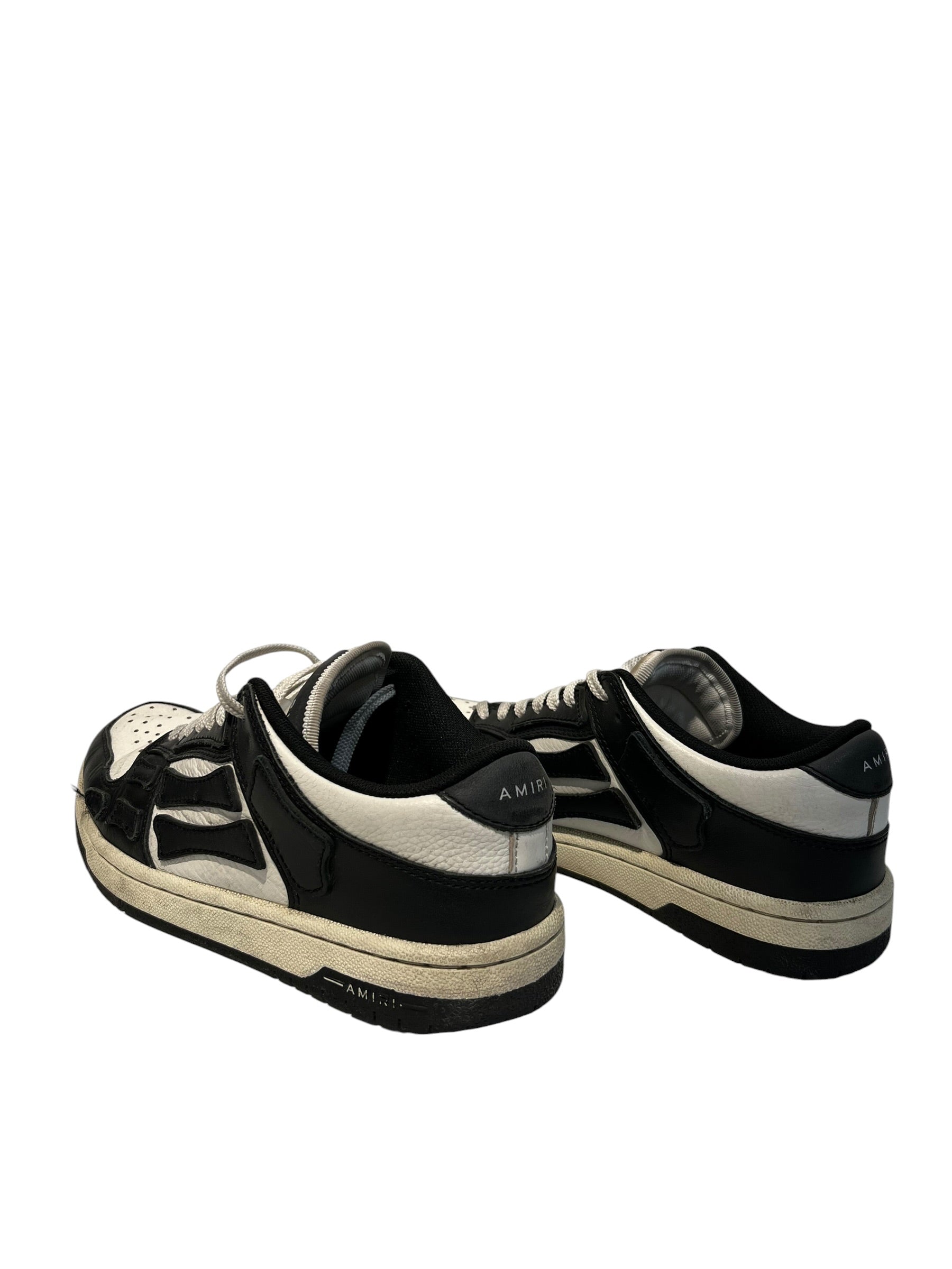 AMIRI/Low-Sneakers/US 6/Leather/BLK/skel view 2