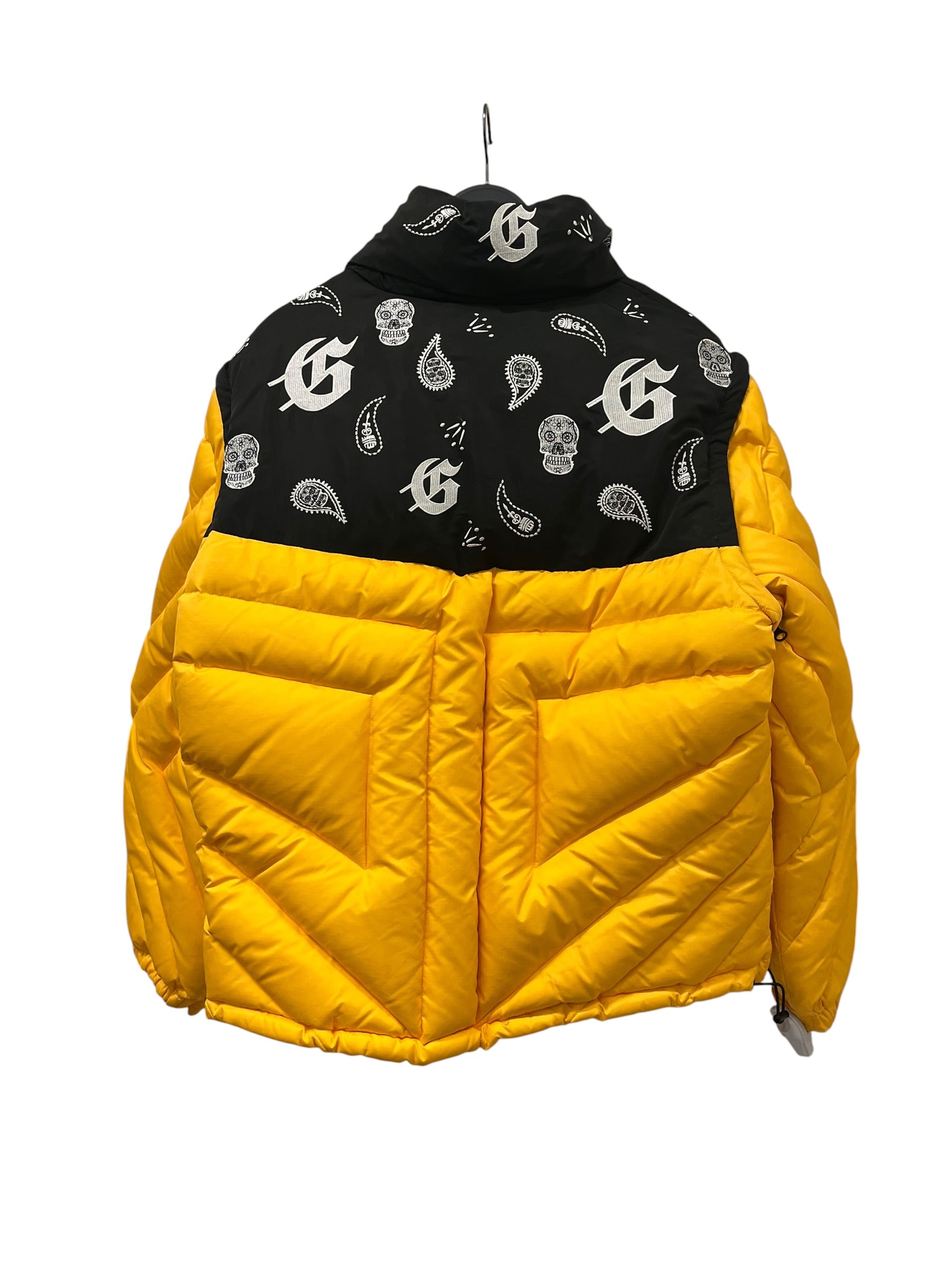 GODSPEED NEW YORK/Puffer Jkt/XXL/Nylon/YEL/DETACHABLE SLEEVES view 2