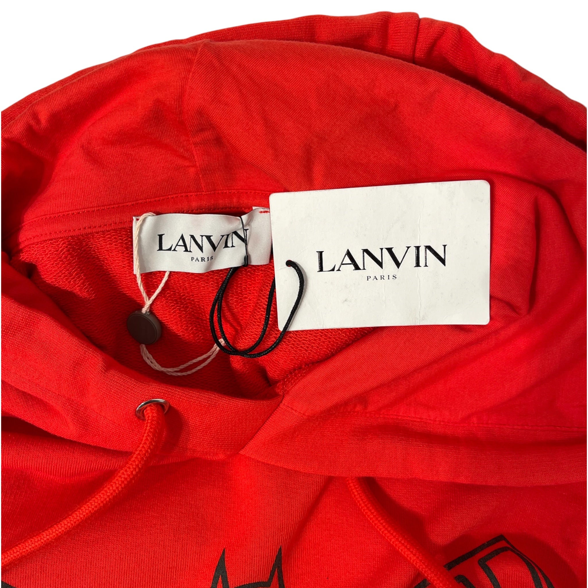 BATMAN /LANVIN/Hoodie/L/Cotton/RED/BIG LOGO HOODIE BNWT view 3