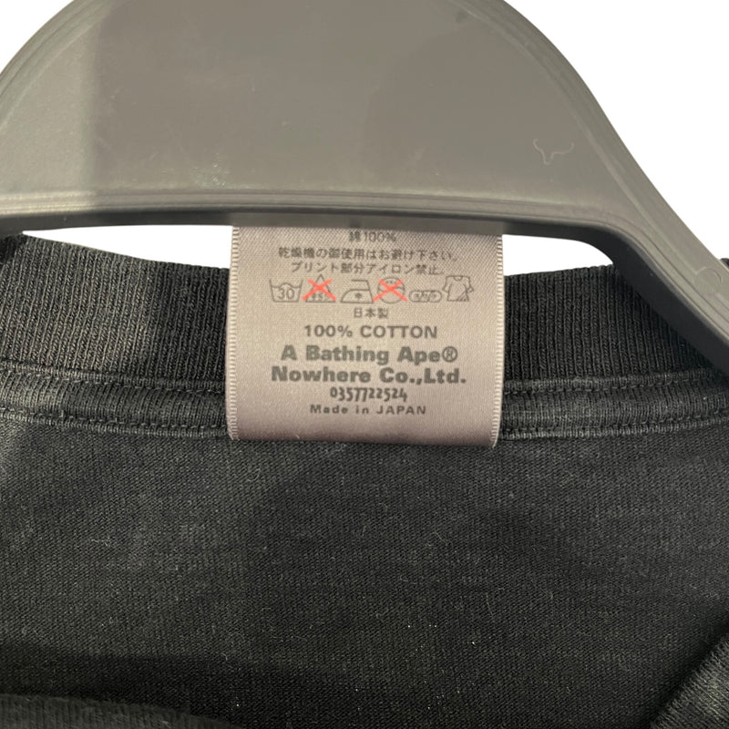 A BATHING APE/T-Shirt/XL/Cotton/BLK/BAPE BAPESTA SHIRT 90S