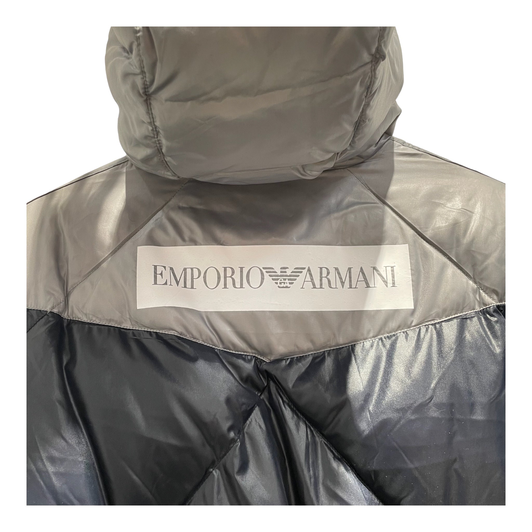 EMPORIO ARMANI/Puffer Jkt/M/Black/Nylon/ view 7