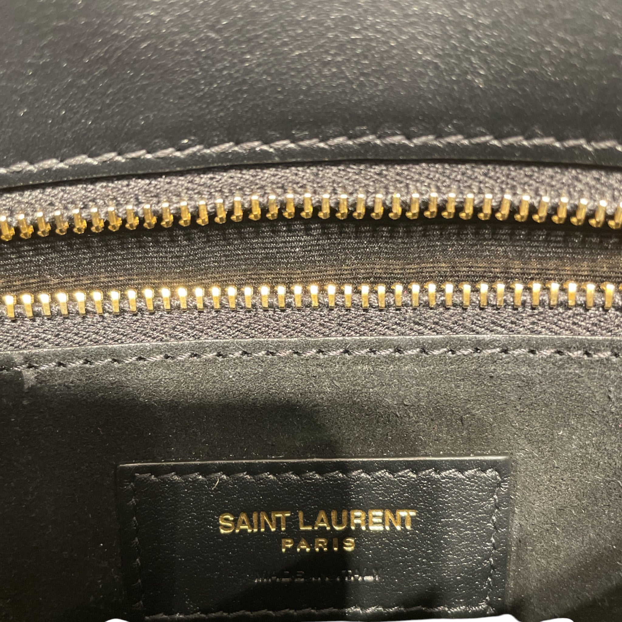 SAINT LAURENT/Bag/Leather/BLK/PATENT LEATHER SADIE HOBO view 6