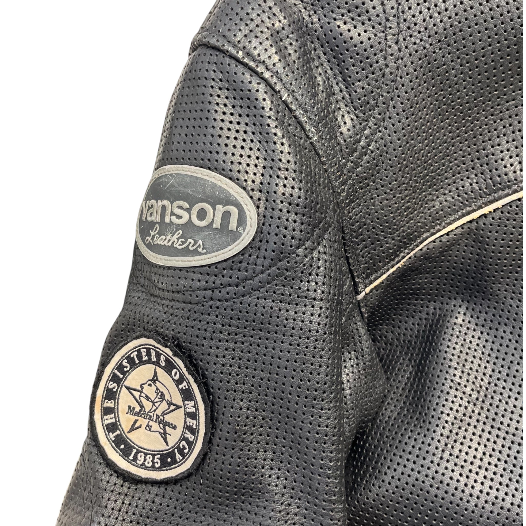 VANSON/Leather Jkt/44/Leather/BLK/vanson alien sex fiend jacket view 4