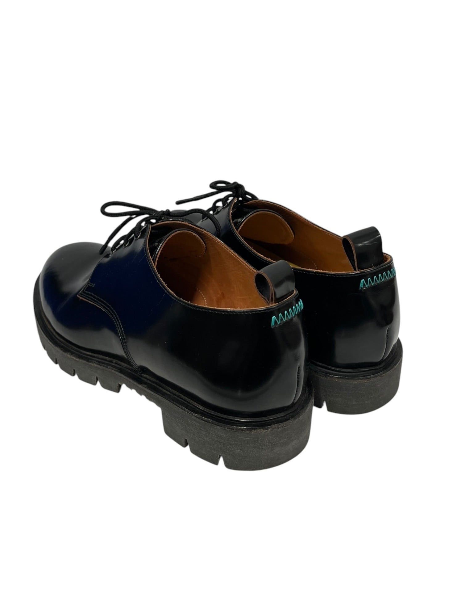 OFF-WHITE/Dress Shoes/US 13/Leather/BLK/Gold Arrow Derby Shoe view 2