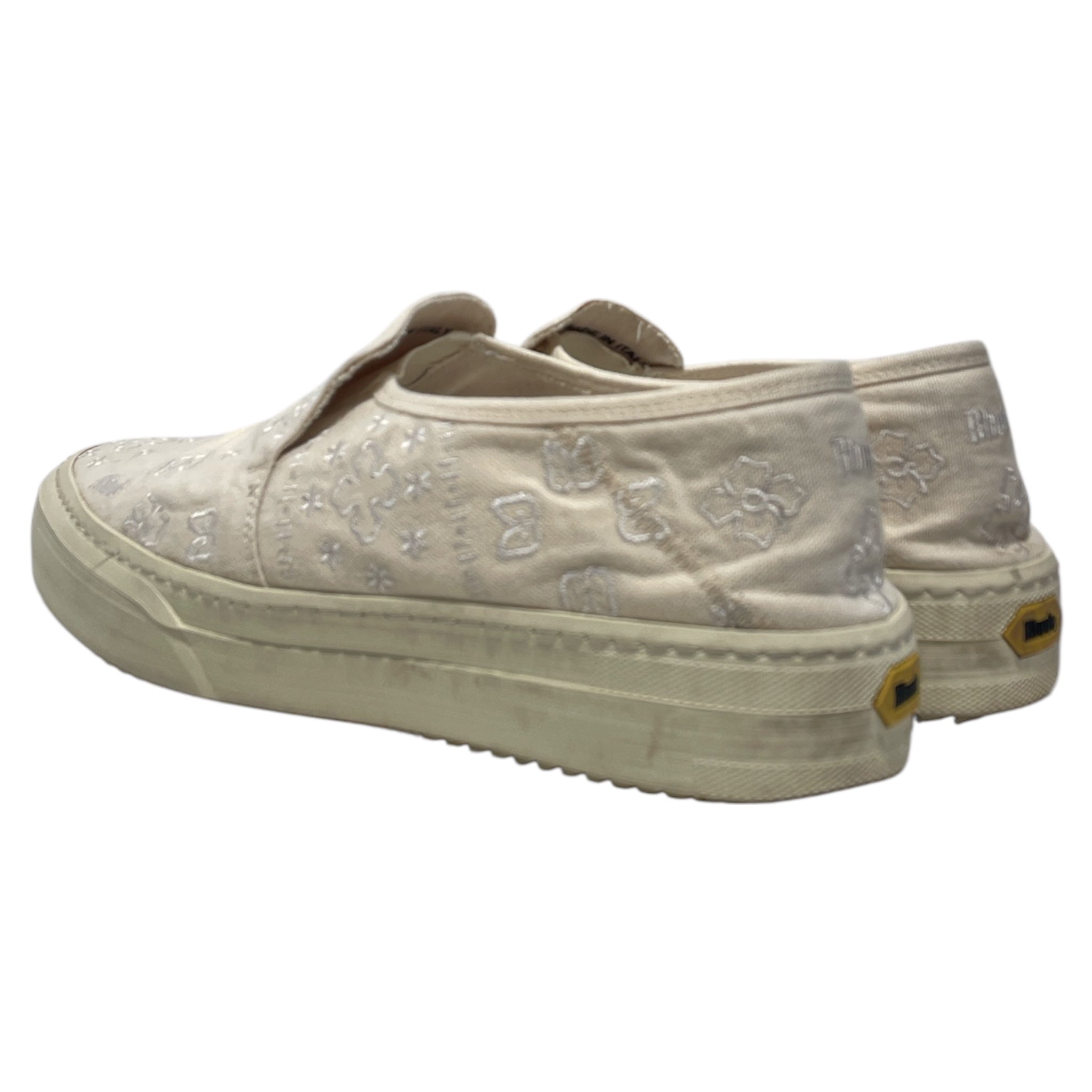RHUDE/Low-Sneakers/US 10/All Over Print/Cotton/CRM/ view 2