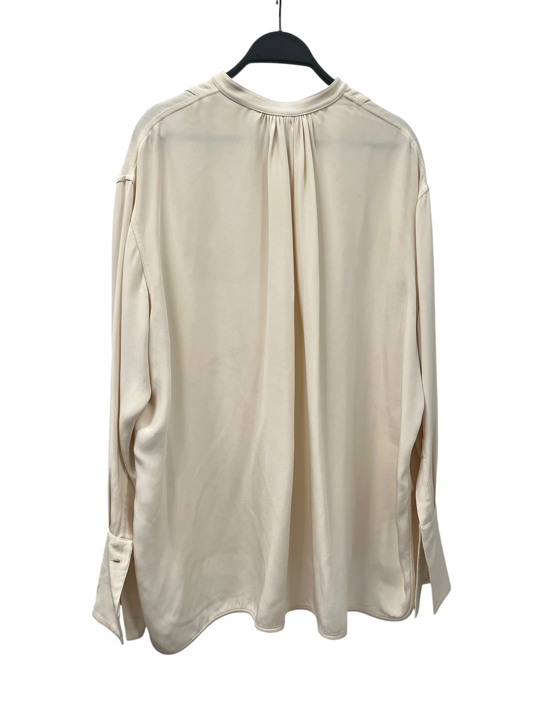 PETER DO/LS Shirt/40/Silk/WHT/SILK BUTTON DOWN SHIRT view 2