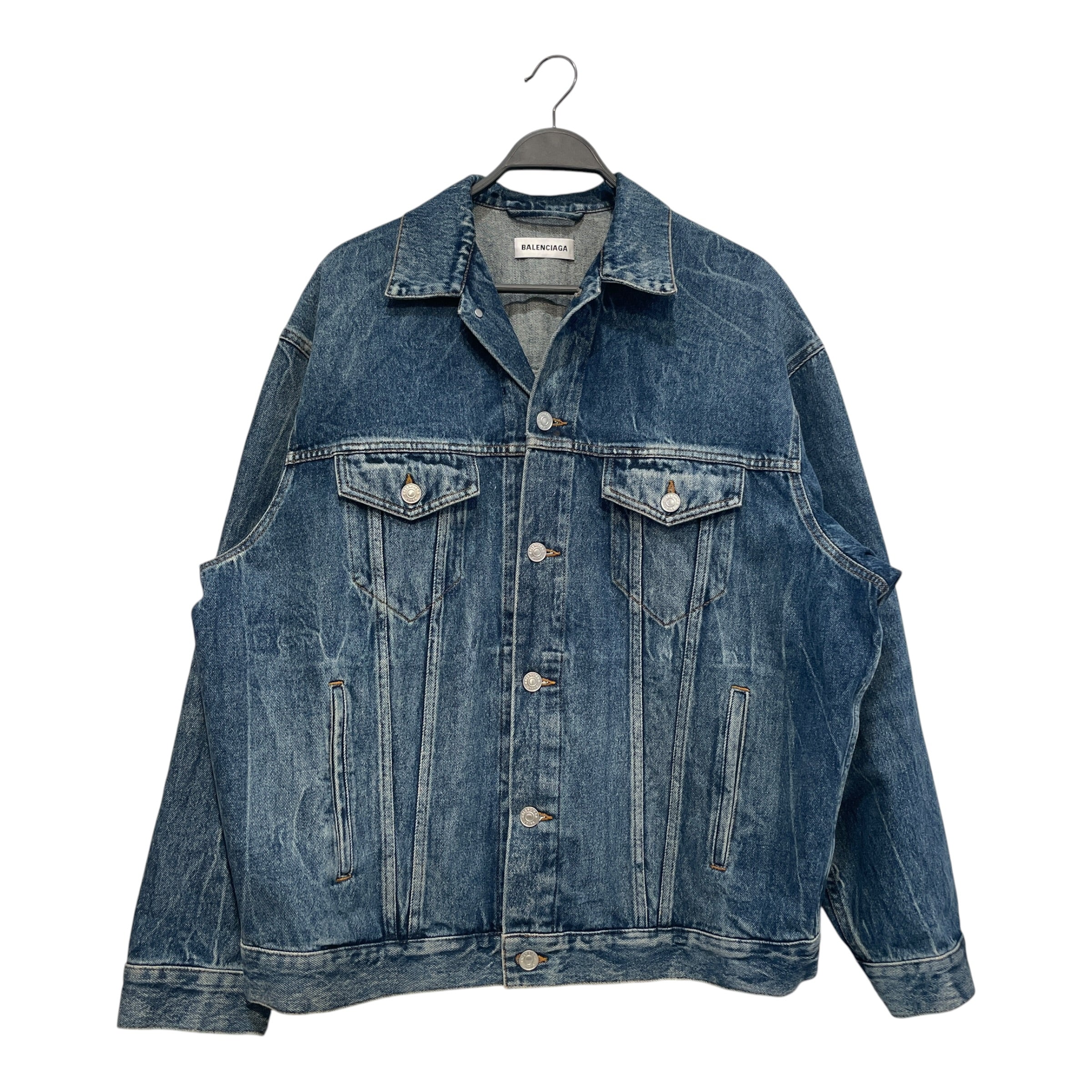 BALENCIAGA/Denim Jkt/36/Cotton/BLU/ view 1