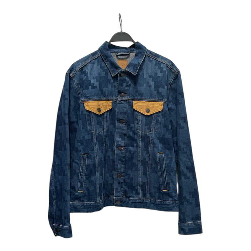 GAP/Denim Jkt/L/Denim/NVY/All Over Print/DAPPER DAN