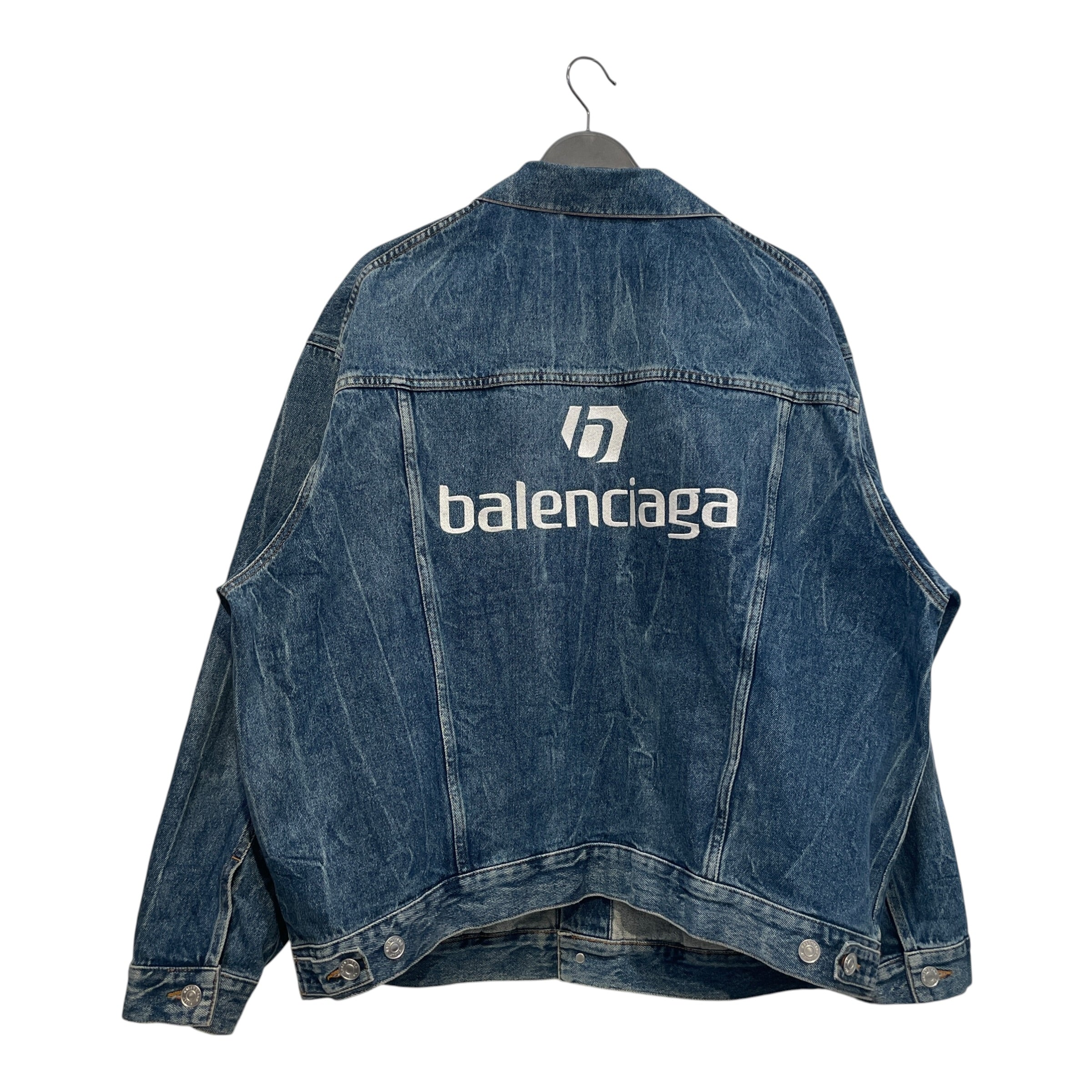 BALENCIAGA/Denim Jkt/36/Cotton/BLU/ view 2