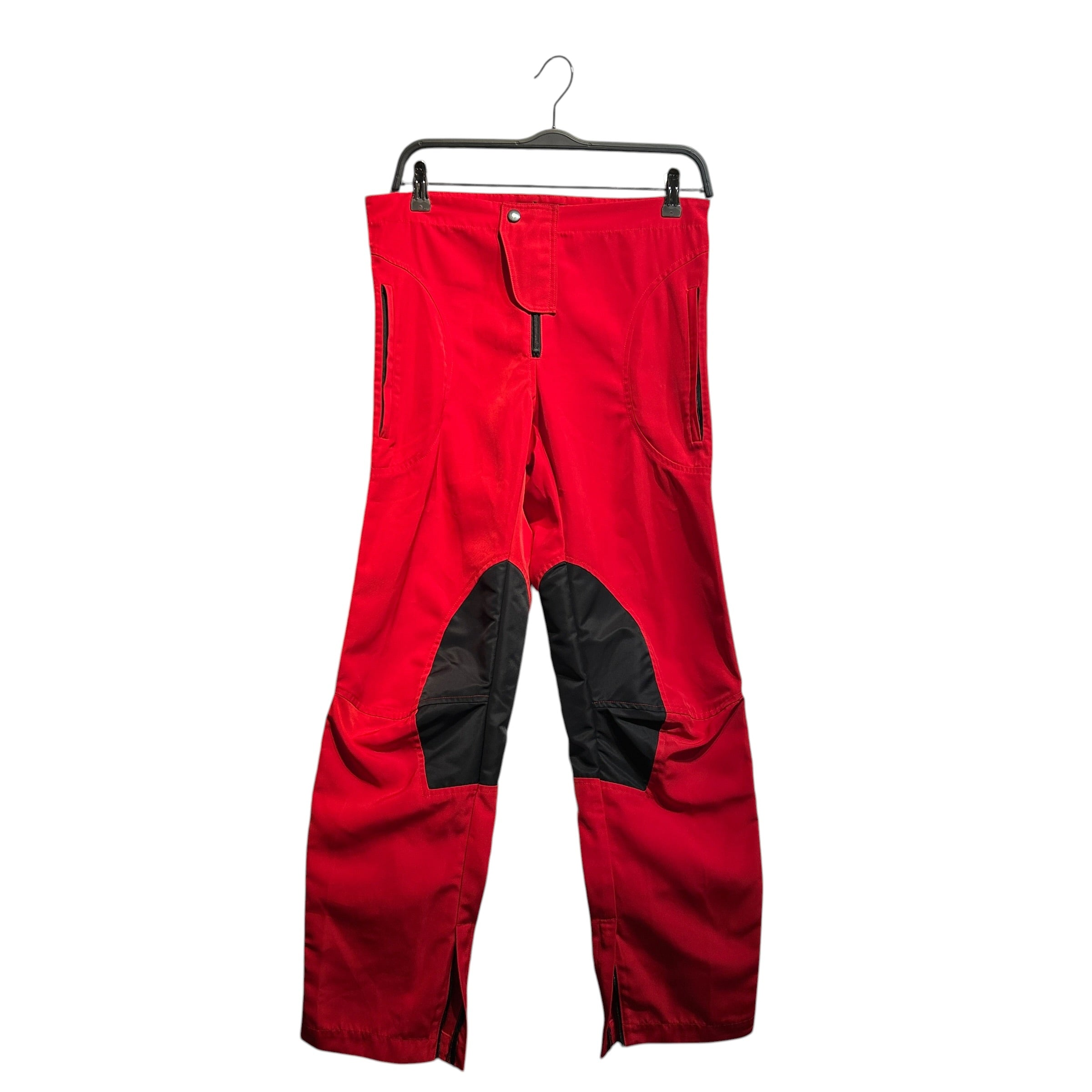 MARTINE ROSE/Pants/M/Nylon/RED/Moto view 1