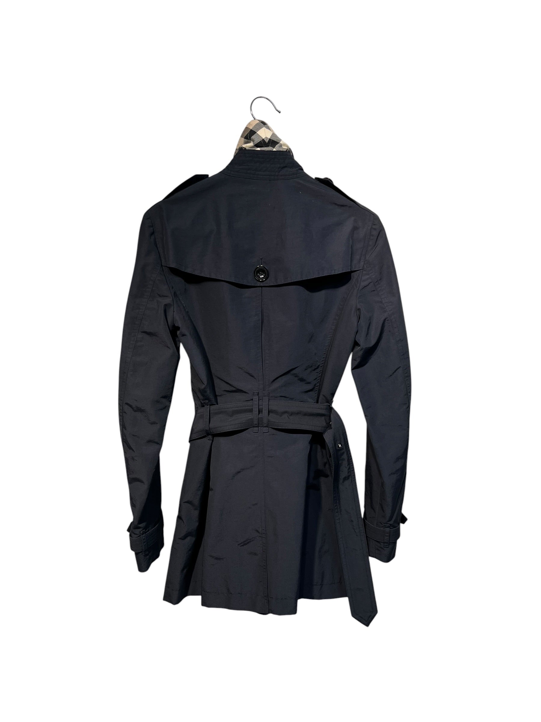 BURBERRY BRIT/Trench Coat/2/Cotton/NVY/ view 3