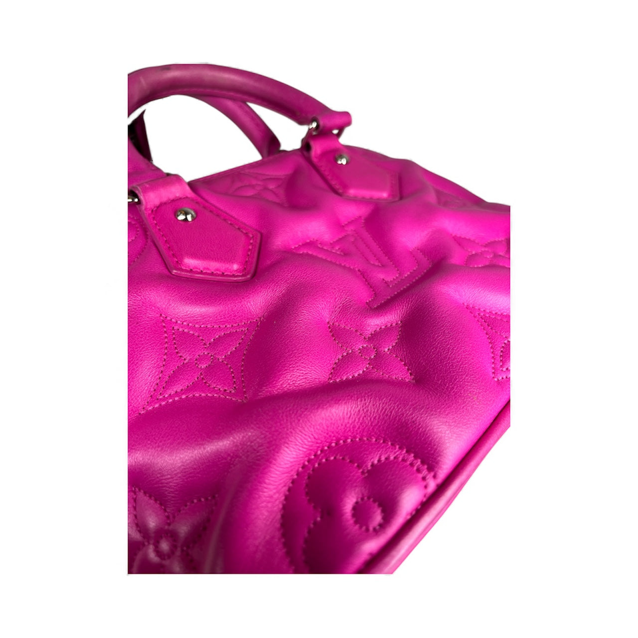 LOUIS VUITTON/Hand Bag/Leather/PNK/BUBBLE GRAM BAG view 6
