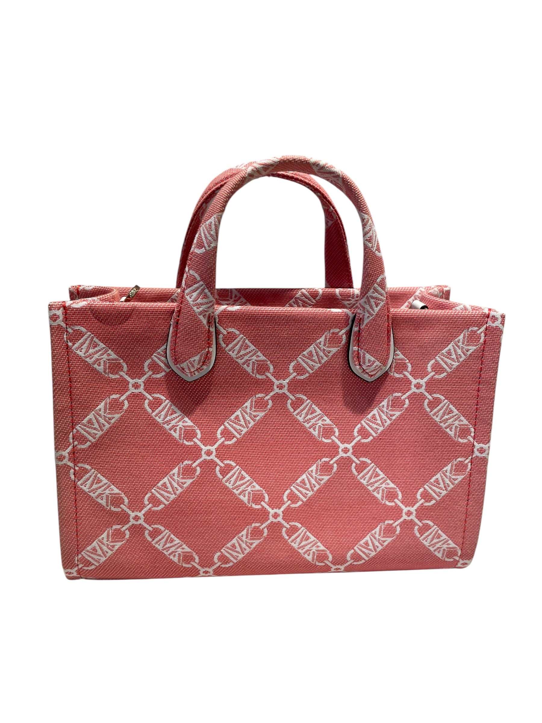 MICHAEL KORS/Hand Bag/S/Monogram/PNK/gigi jacquard empire logo view 2