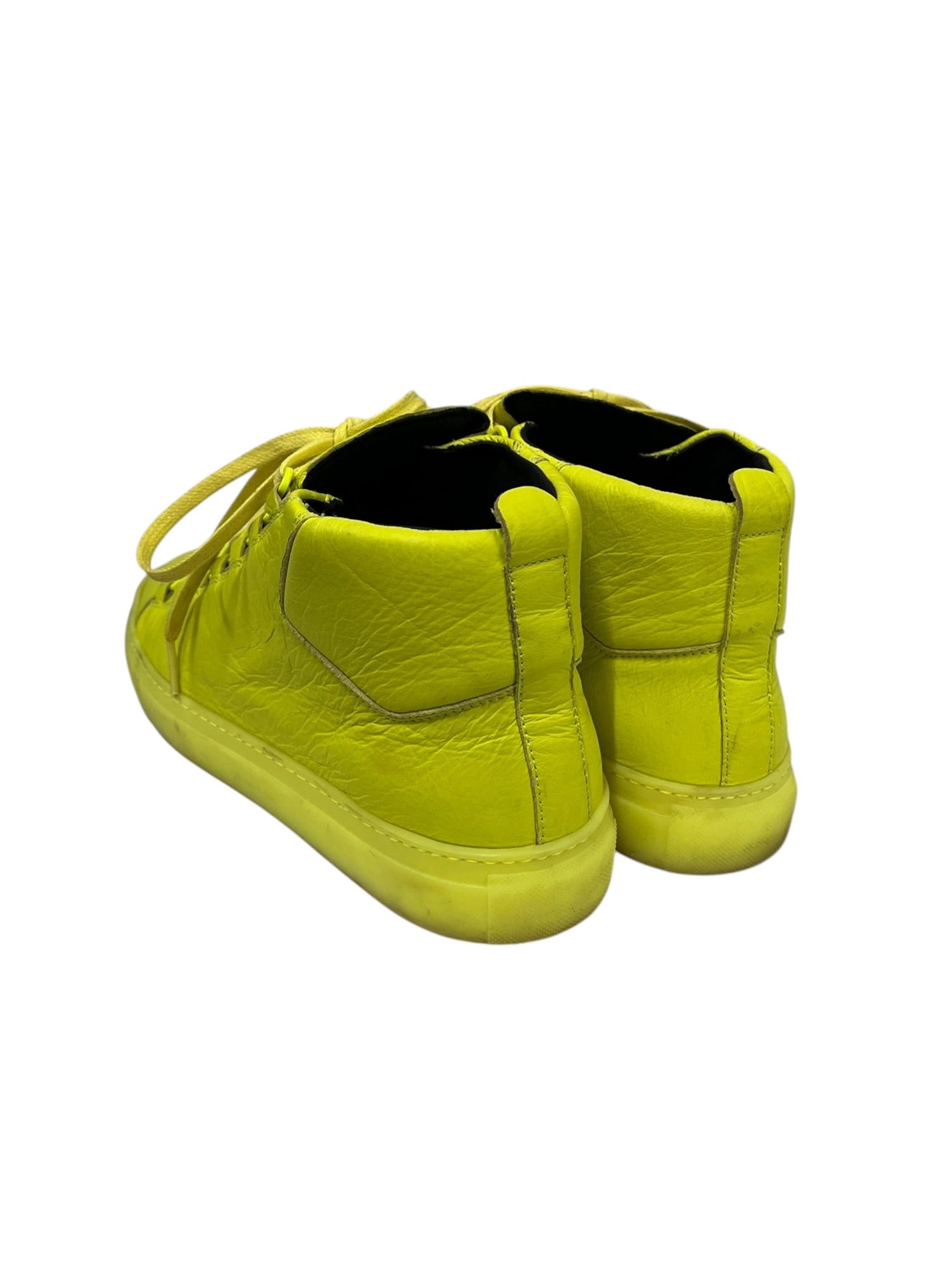 BALENCIAGA/Hi-Sneakers/EU 40/Leather/YEL/ARENA HIGH TOP SNEAKER NEON view 2