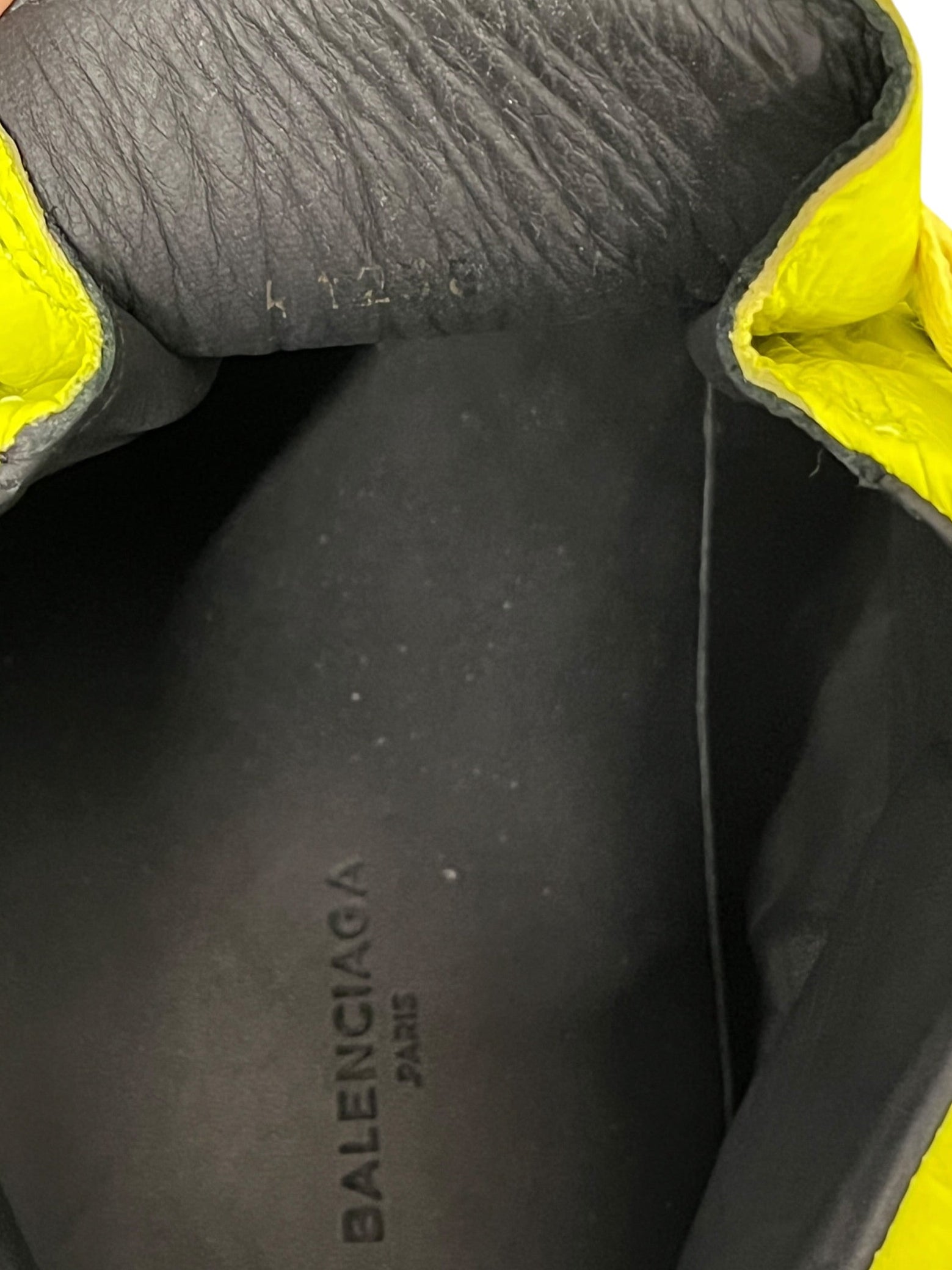 BALENCIAGA/Hi-Sneakers/EU 40/Leather/YEL/ARENA HIGH TOP SNEAKER NEON view 3