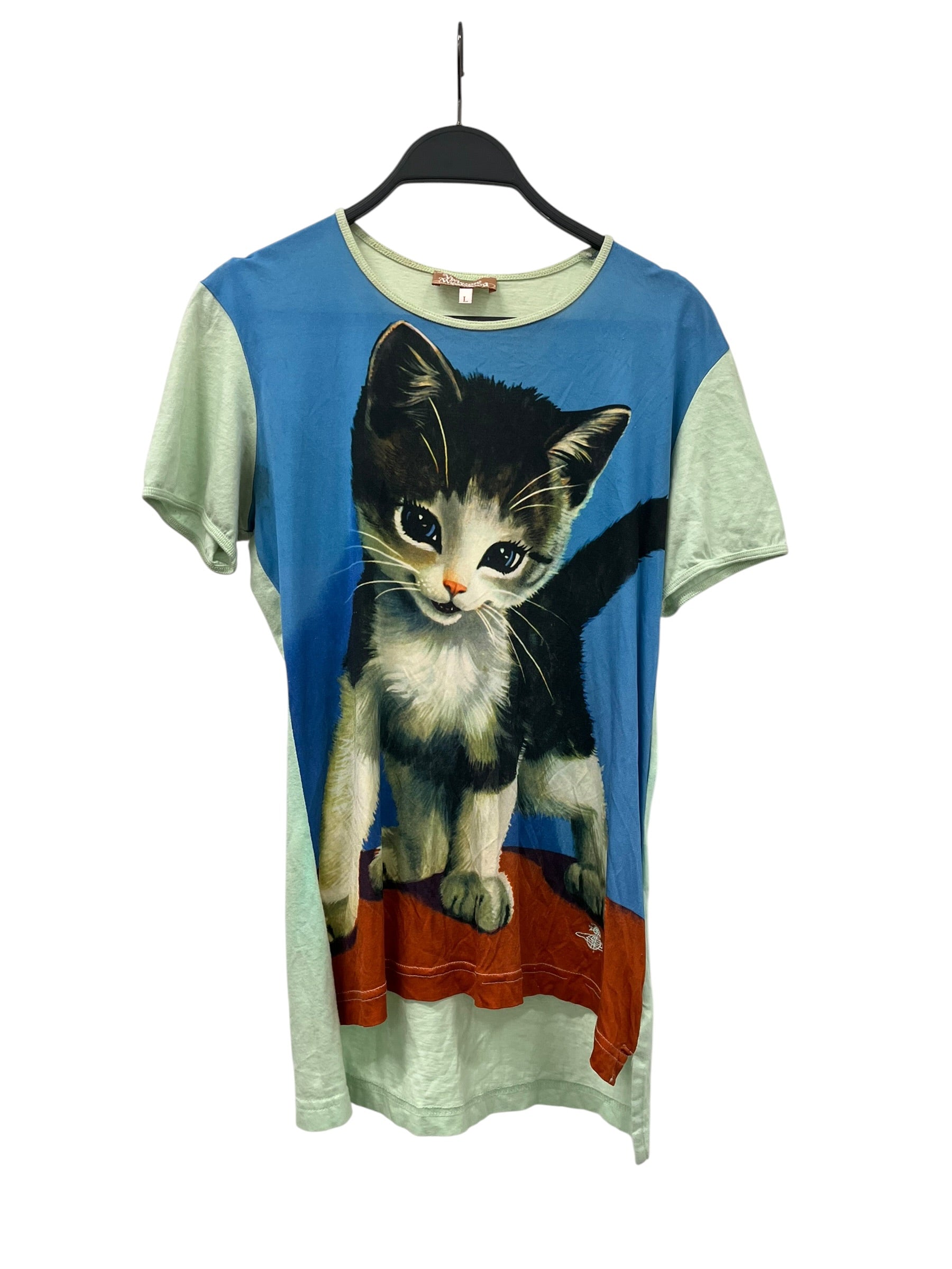 Vivienne Westwood/T-Shirt/L/Cotton/GRN/CAT view 1