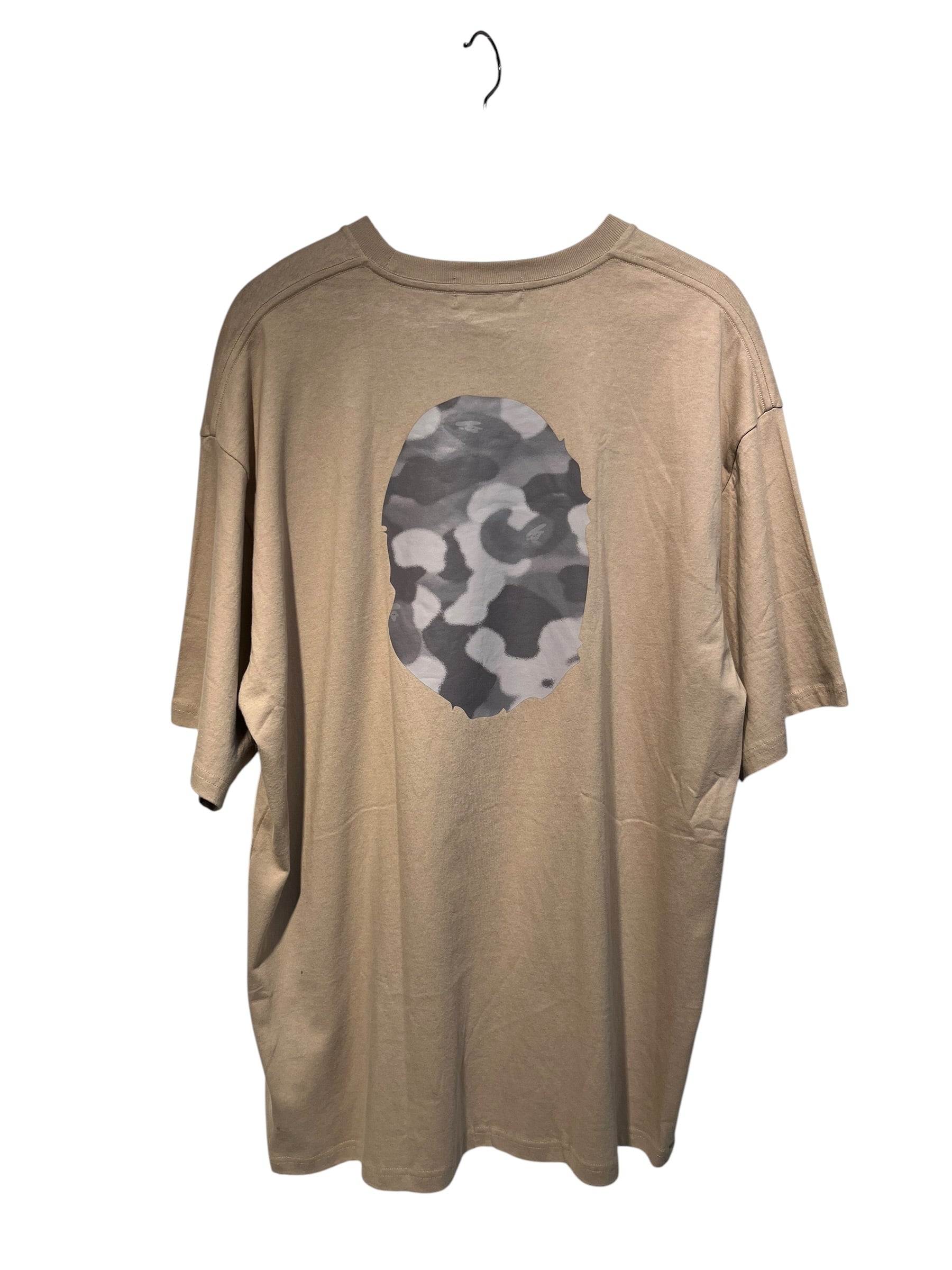 A BATHING APE/T-Shirt/XXXL/Cotton/BEG/Graphic/Smoke Screen view 2
