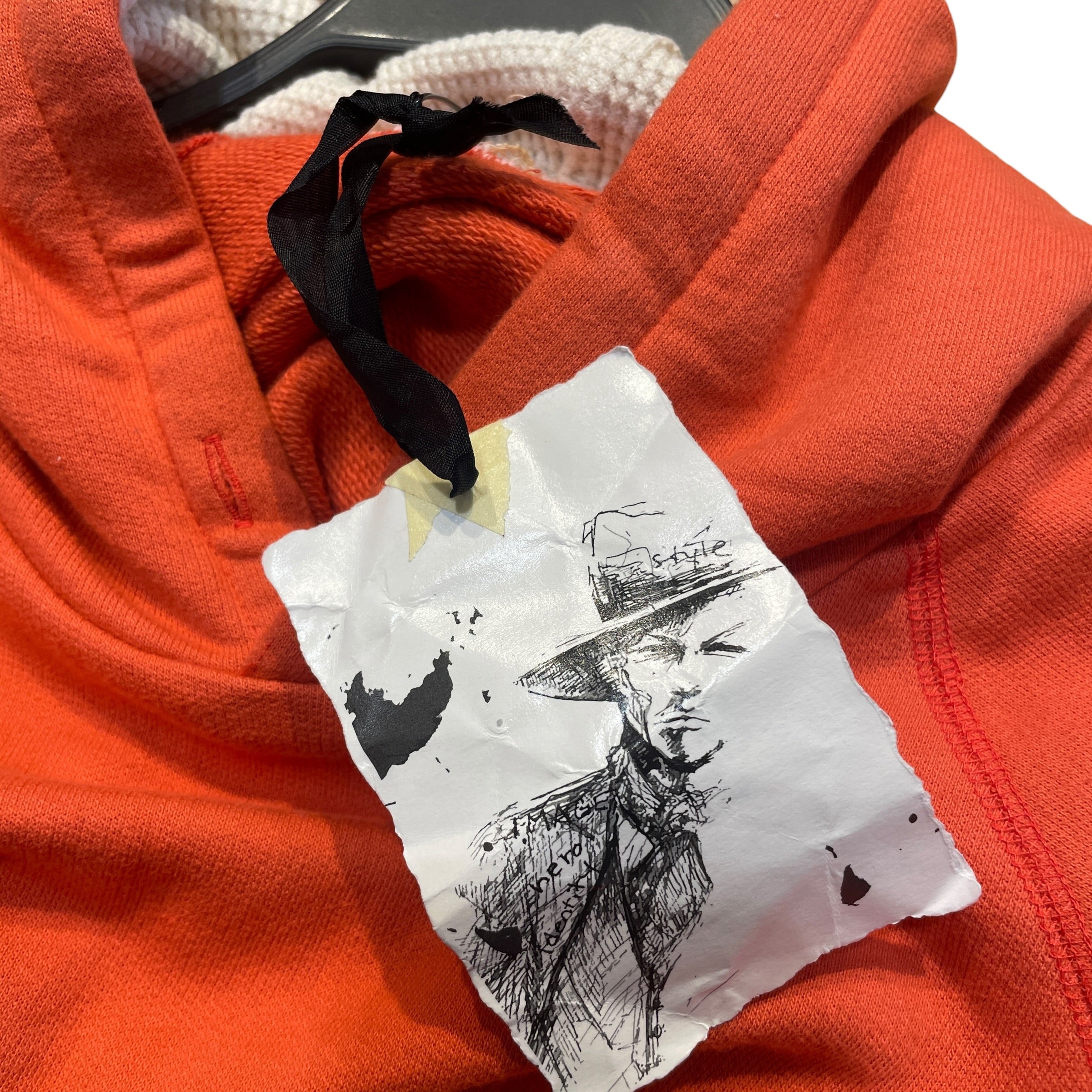 GREG LAUREN/Hoodie/Cotton/ORN/Thermal Lined Hoodie view 3