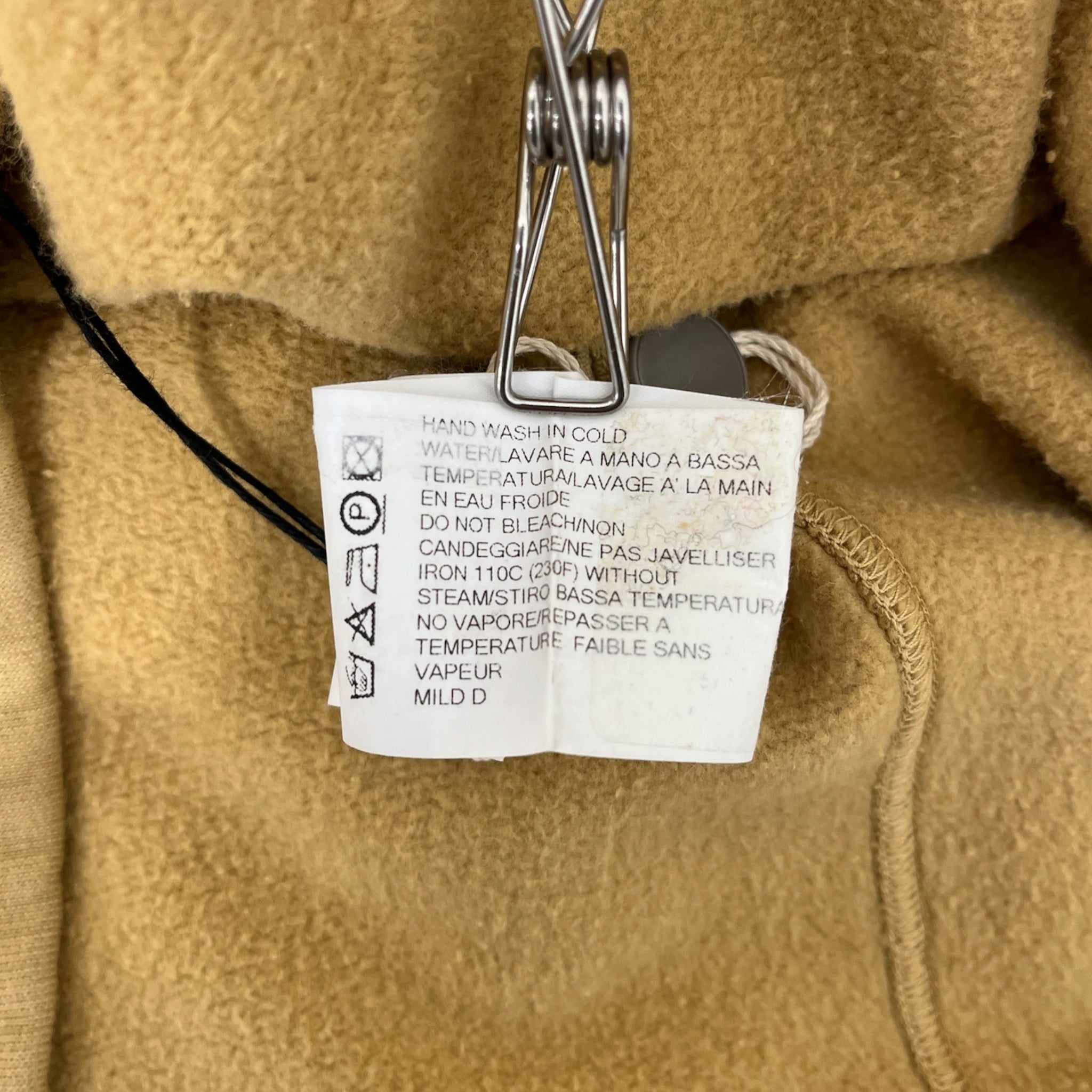 RICK OWENS DRKSHDW/Hoodie/S/Cotton/YEL/MUSTARD COLOR HUSTLER HOODIE view 4