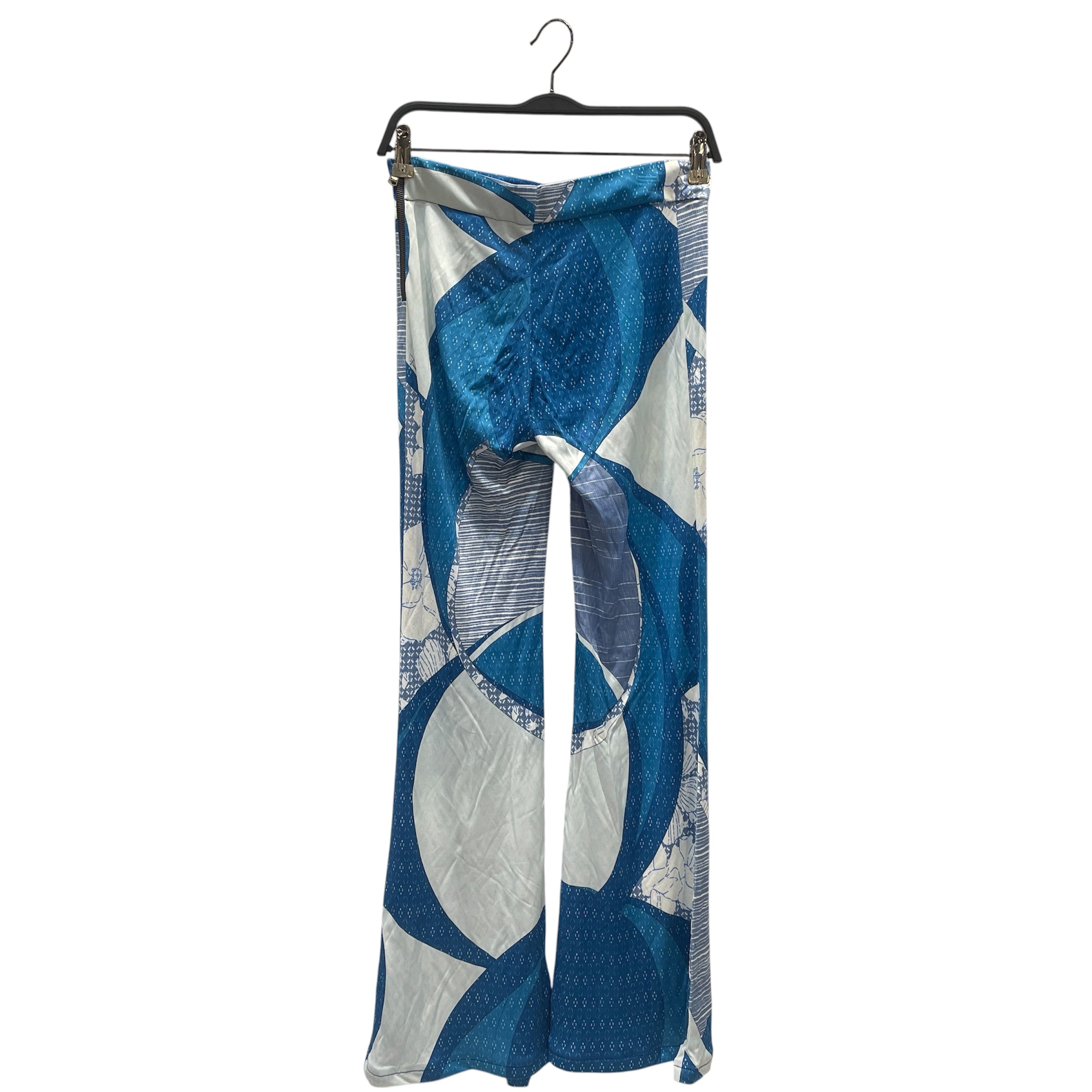 EMILIO PUCCI/Wide Leg Pants/6/Floral Pattern/BLU/ view 2