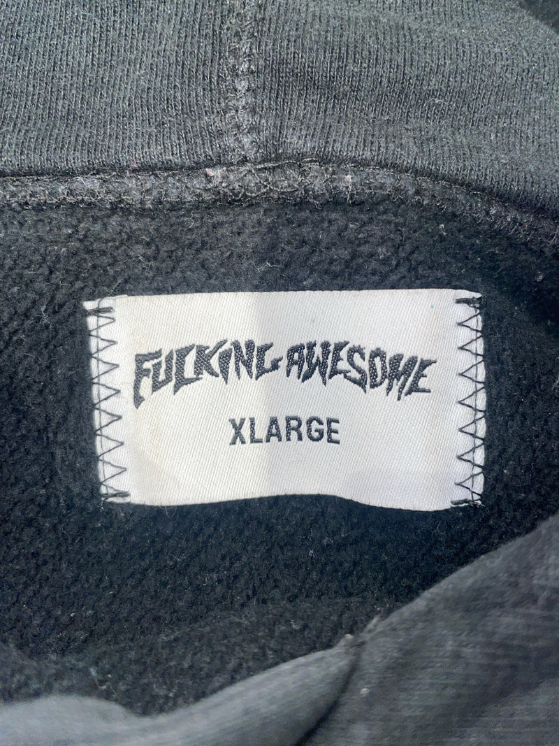 Fucking Awesome/Hoodie/XL/Cotton/BLK/