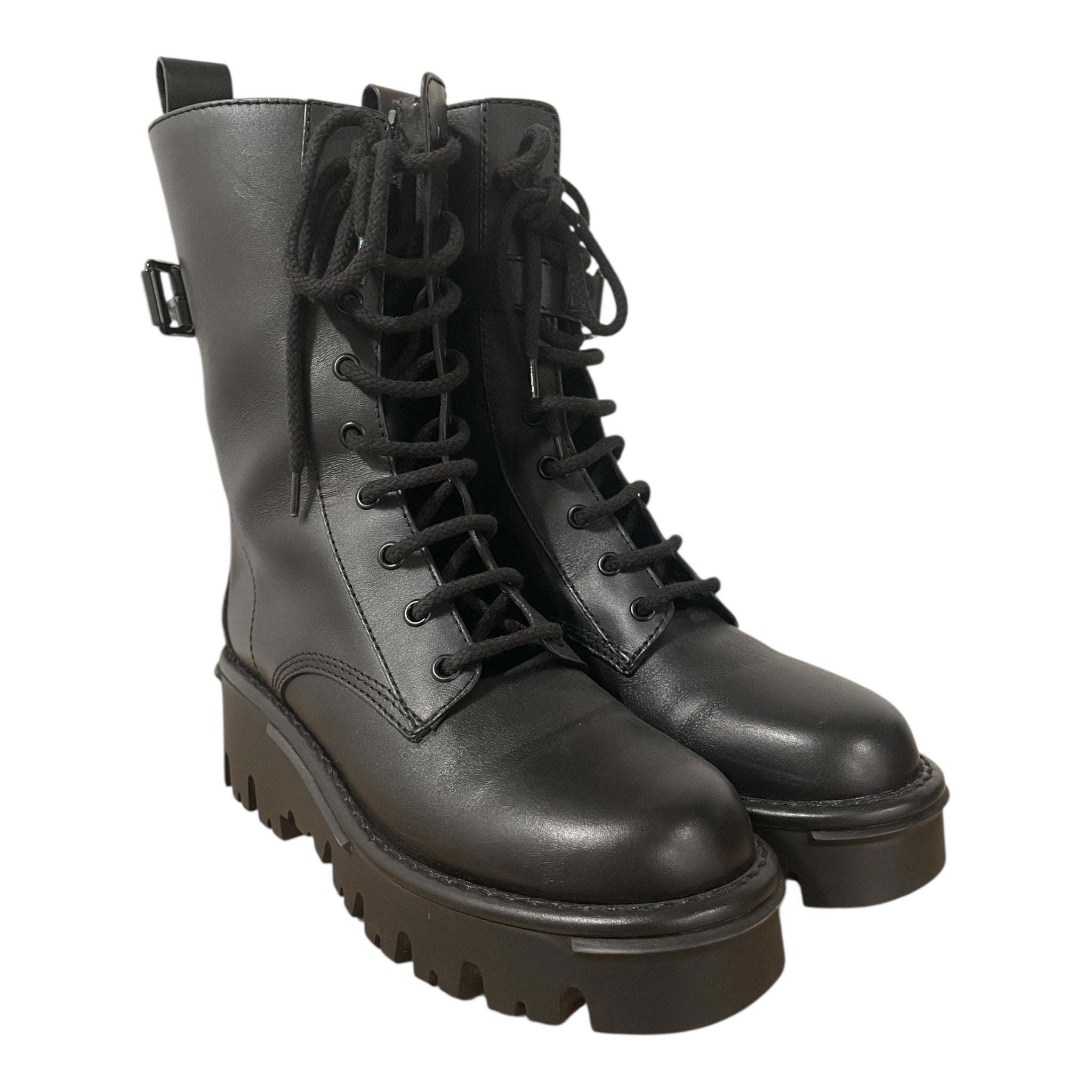 VALENTINO GARAVANI/Boots/EU 37.5/Leather/BLK/DBW AQ8 0 37 1/2 view 1