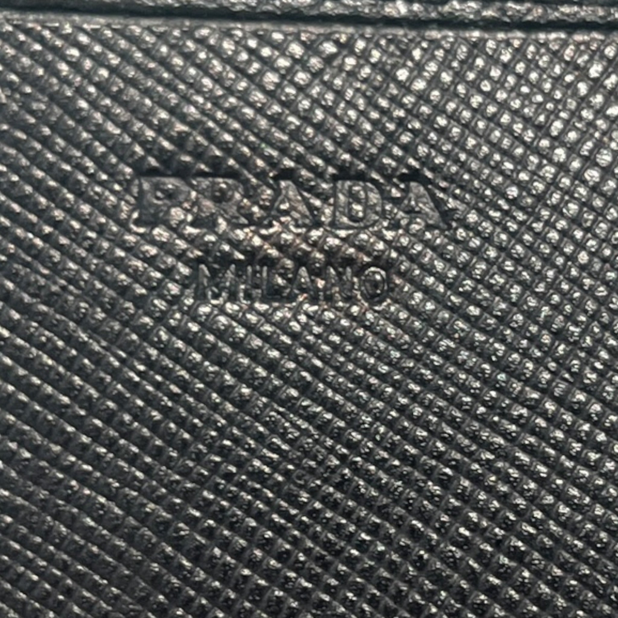 PRADA/Bifold Wallet/Leather/BLK/SAFFIANO LEATHER COMPACT view 5