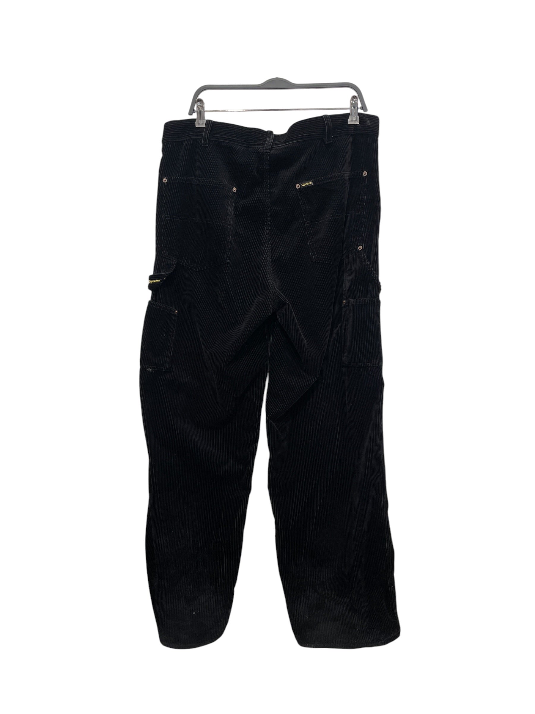 Supreme/Carpenter Pants/34/Corduroy/BLK/WIDE LEG CARPENTER view 2