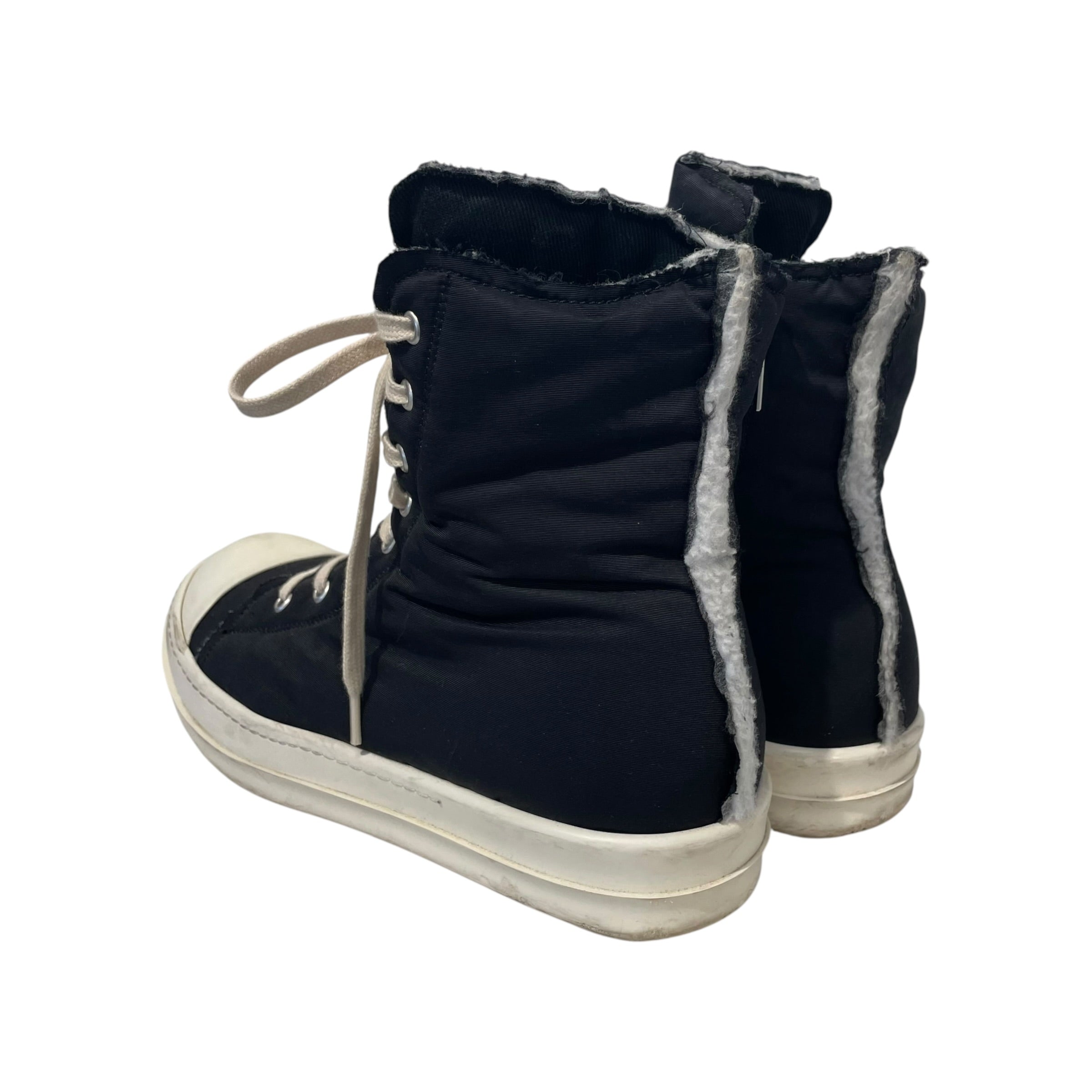 RICK OWENS DRKSHDW/Hi-Sneakers/US 10/Cotton/BLK/ view 2