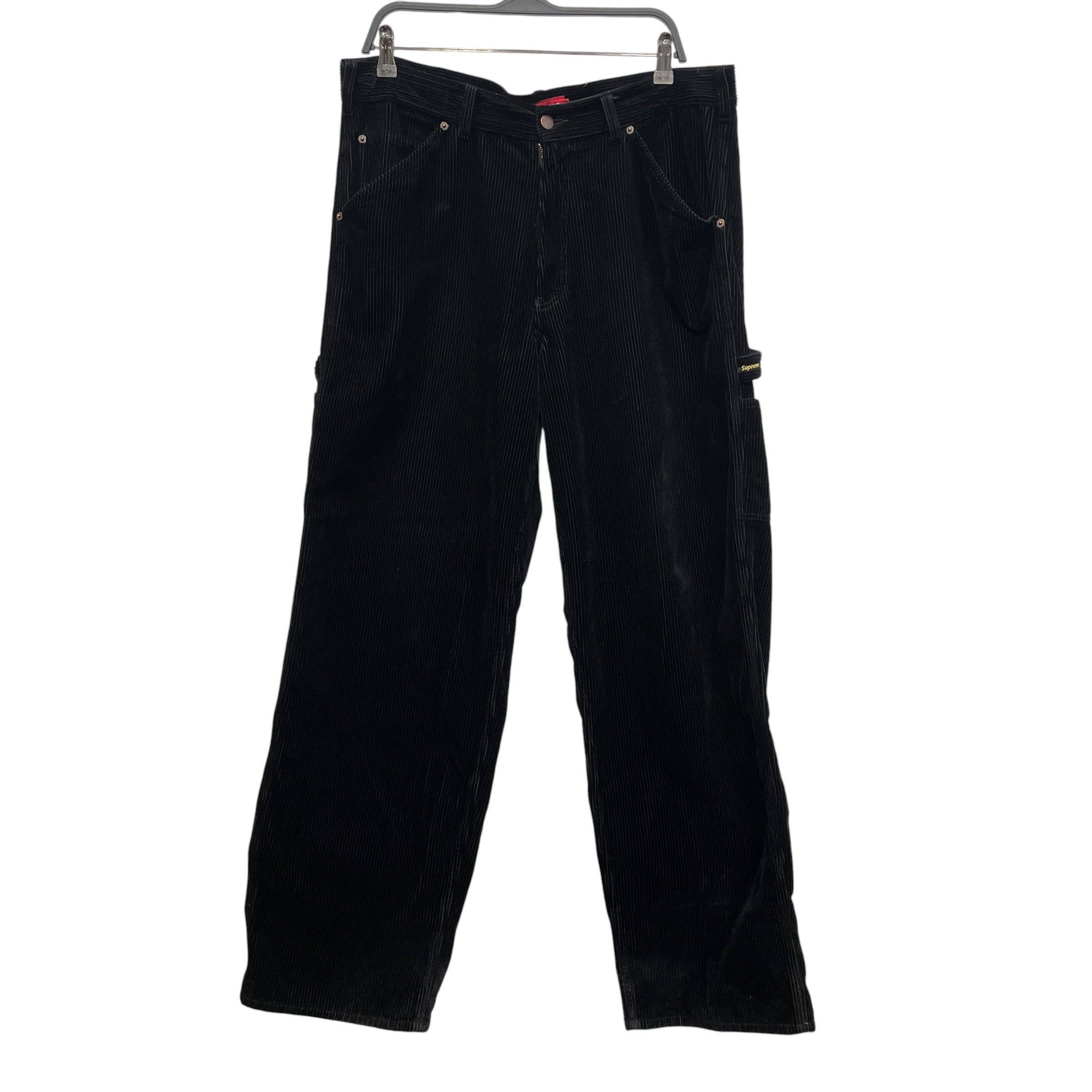 Supreme/Carpenter Pants/34/Corduroy/BLK/WIDE LEG CARPENTER view 1