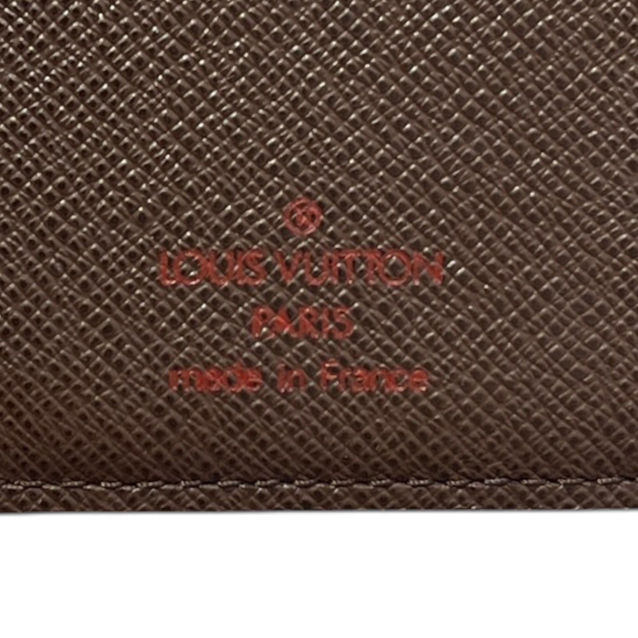 LOUIS VUITTON/Bifold Wallet/Monogram/Leather/BRW/Agenda Cover Wallet view 4