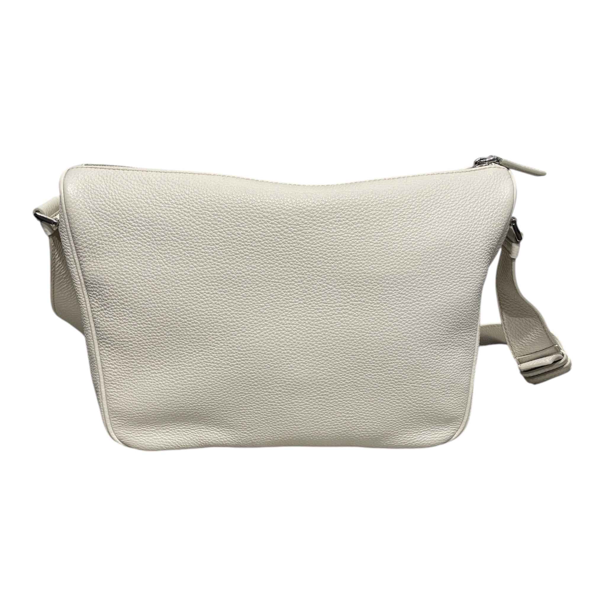 PRADA/Tote Bag/Leather/WHT/WHITE LOGO view 2