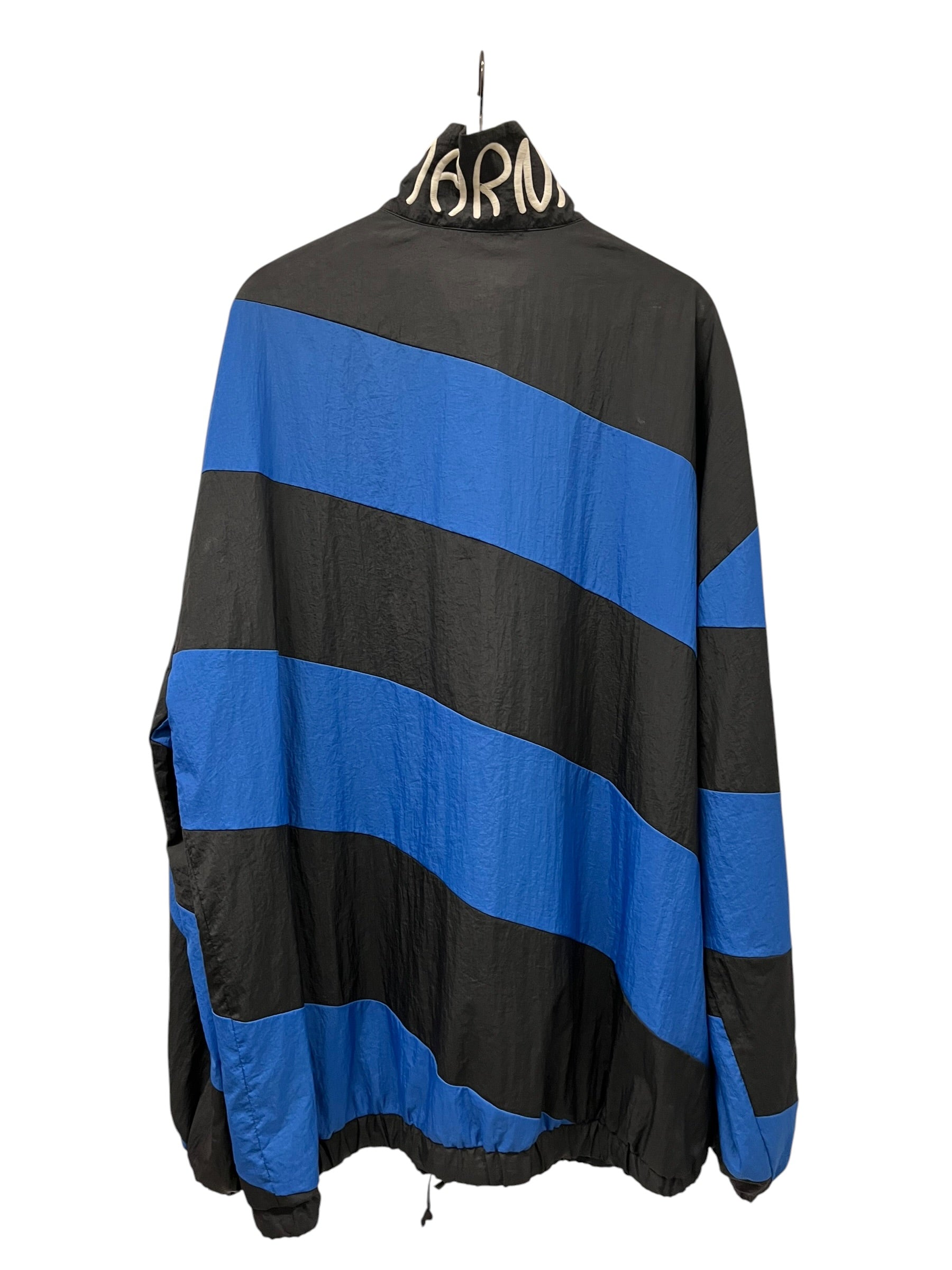 MARNI/Track Jkt/48/Stripe/Nylon/BLU/Oversize/ BLACK/BLUE/COLLAR LOGO view 2