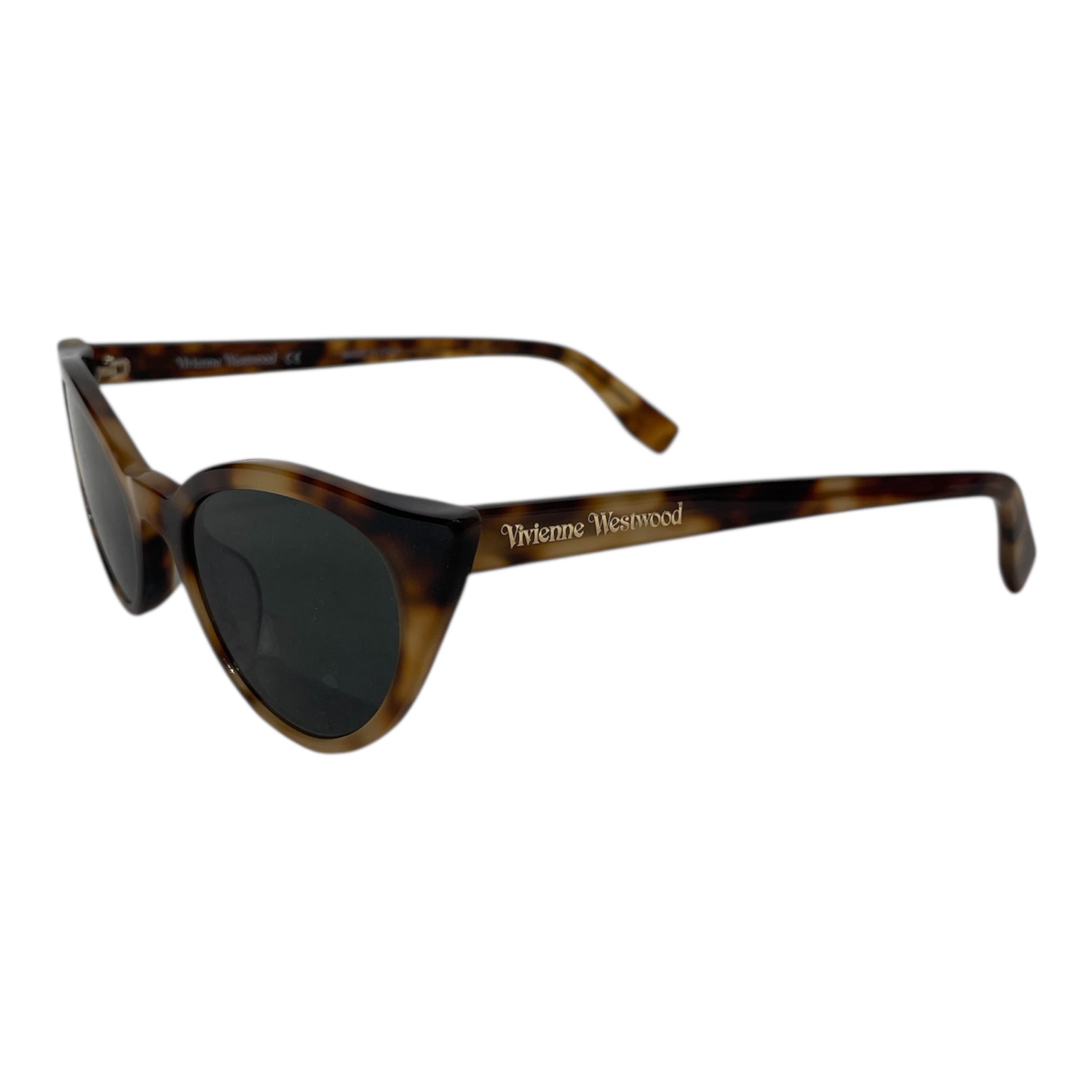 Vivienne Westwood/Sunglasses/Celluloid/BRW/cat eye wood affect frame view 2