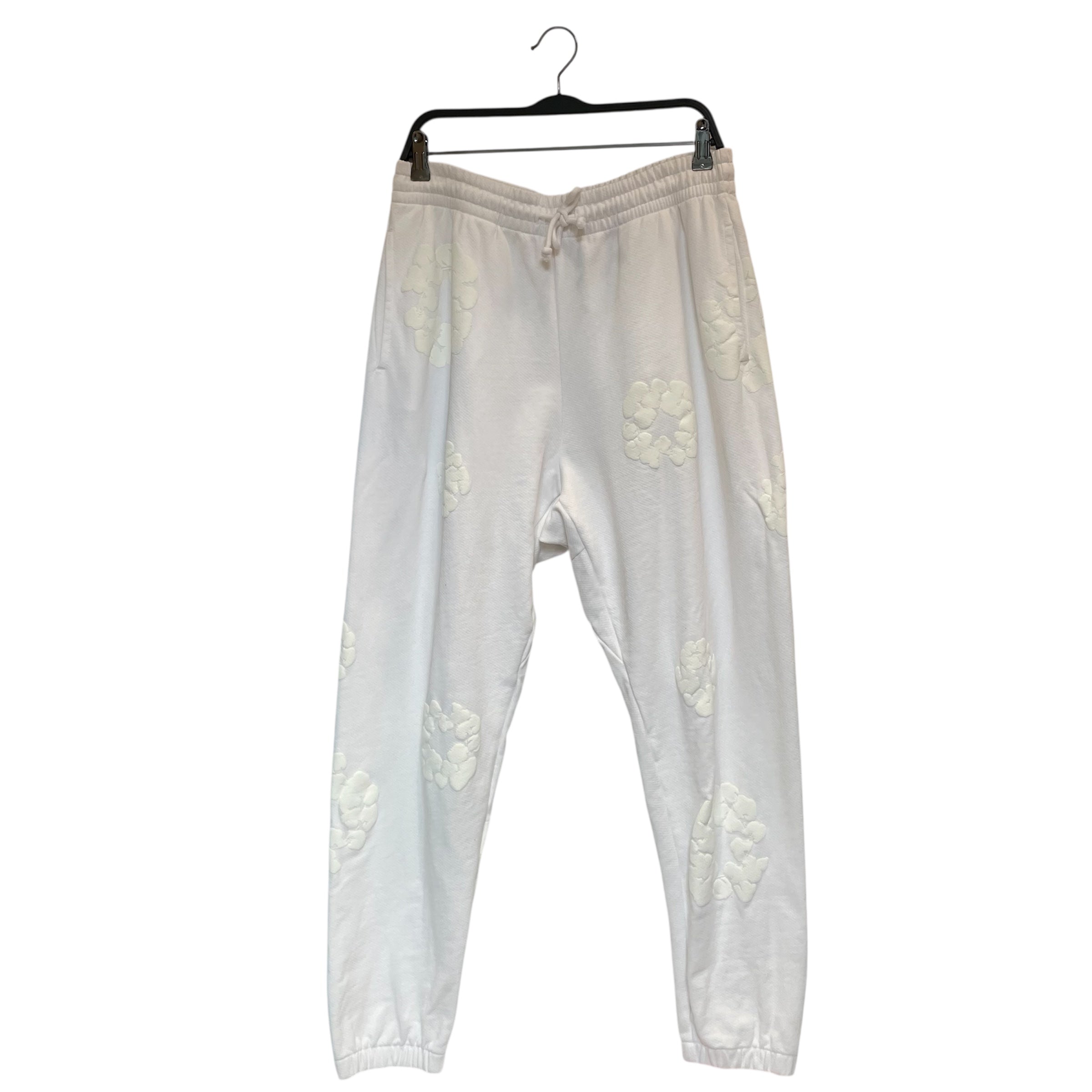 DENIM TEARS/Pants/L/Cotton/WHT/Graphic/ view 1