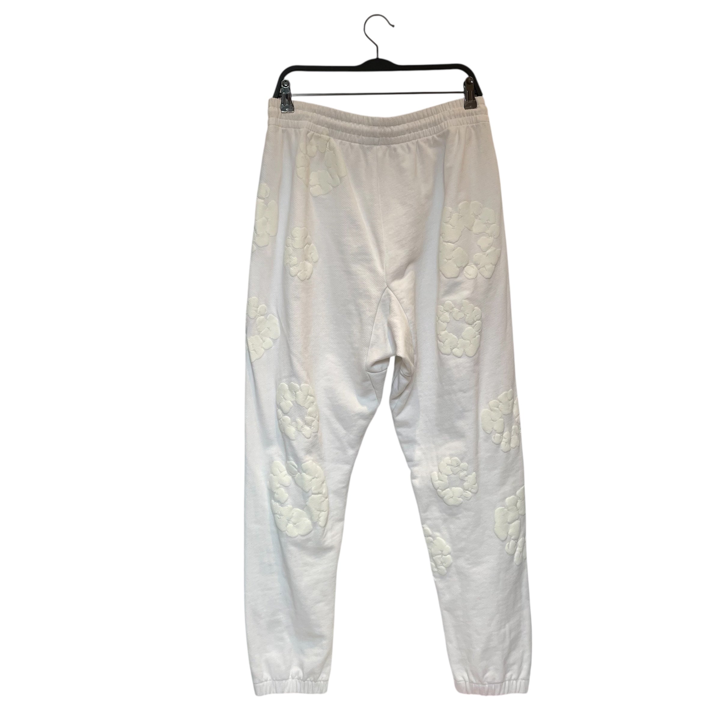 DENIM TEARS/Pants/L/Cotton/WHT/Graphic/ view 2