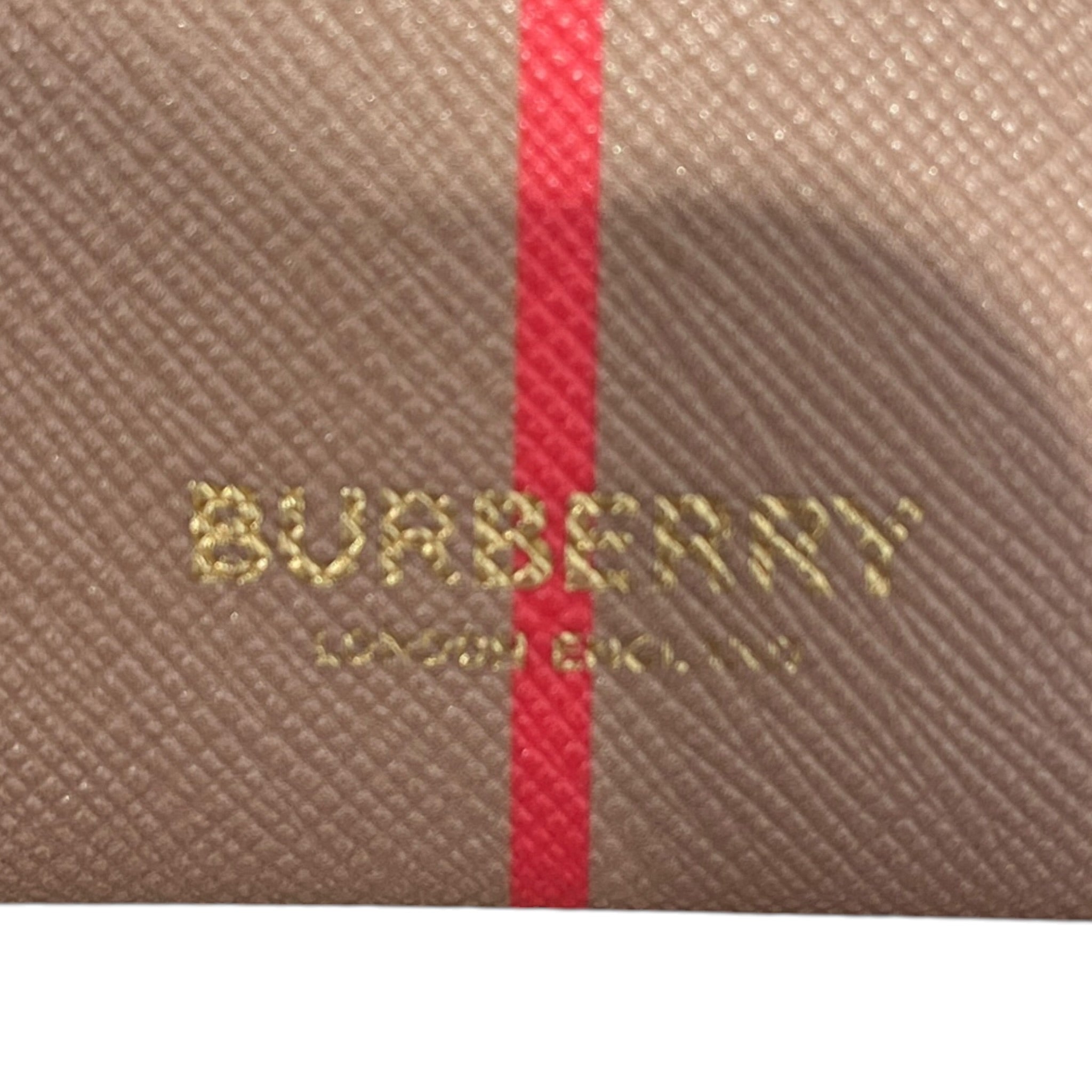 BURBERRY/Wallet/Stripe/Leather/BEG/M's/card holder view 5
