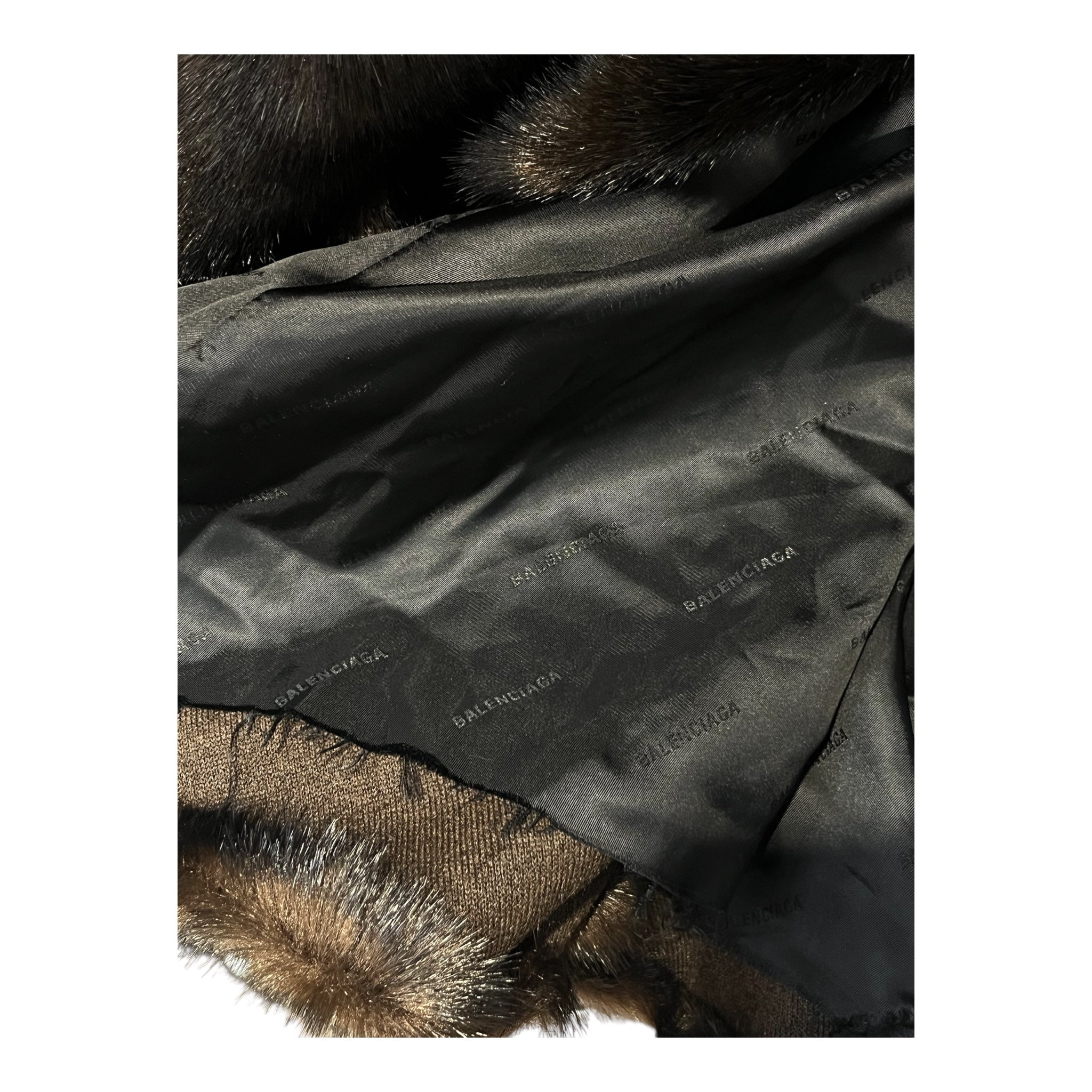 BALENCIAGA/Coat/38/Fake Fur/BRW/DISSTRESSED BOTTOM view 7